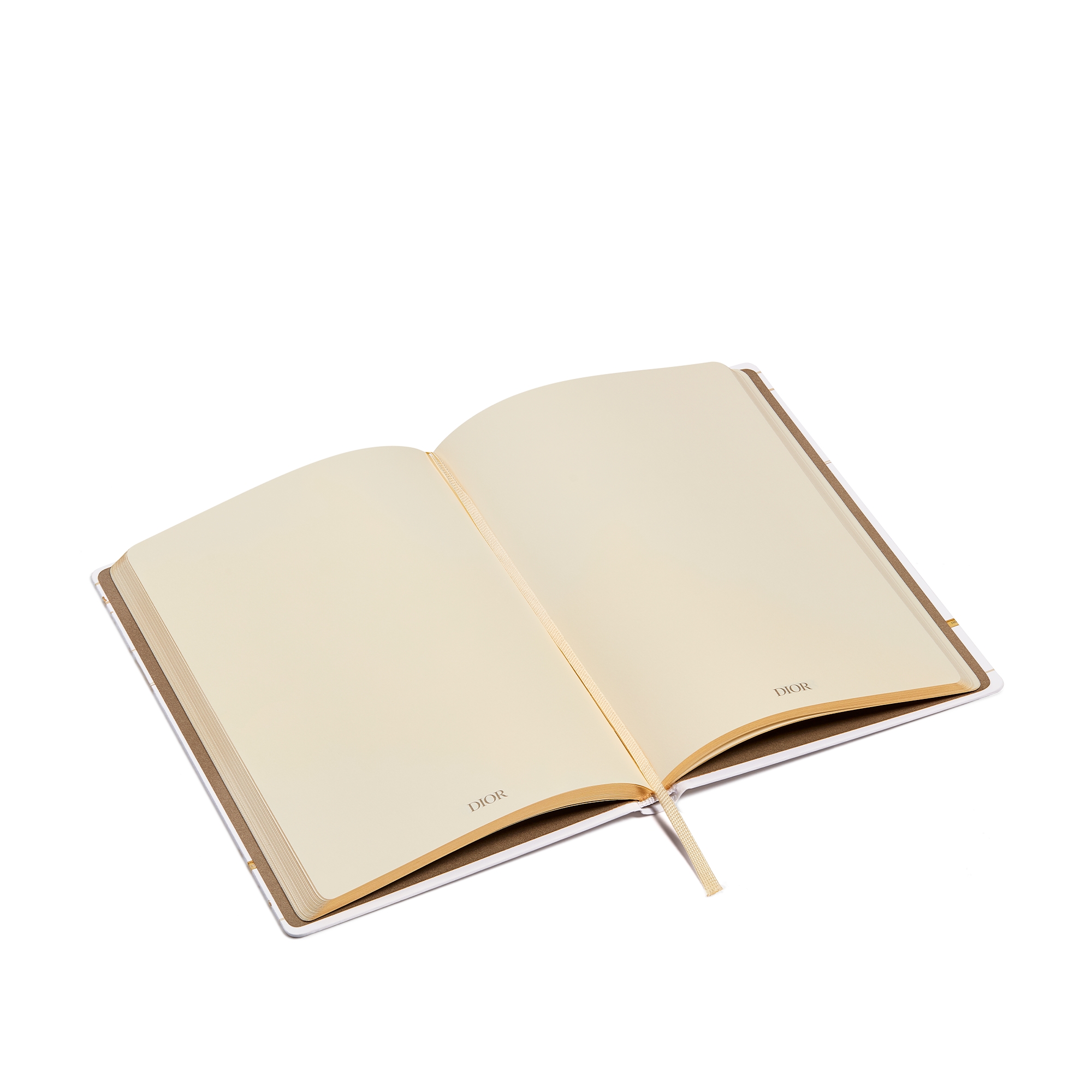 筆記簿 金色色調 Dioresque Stella 主題圖案白色簿皮 E06