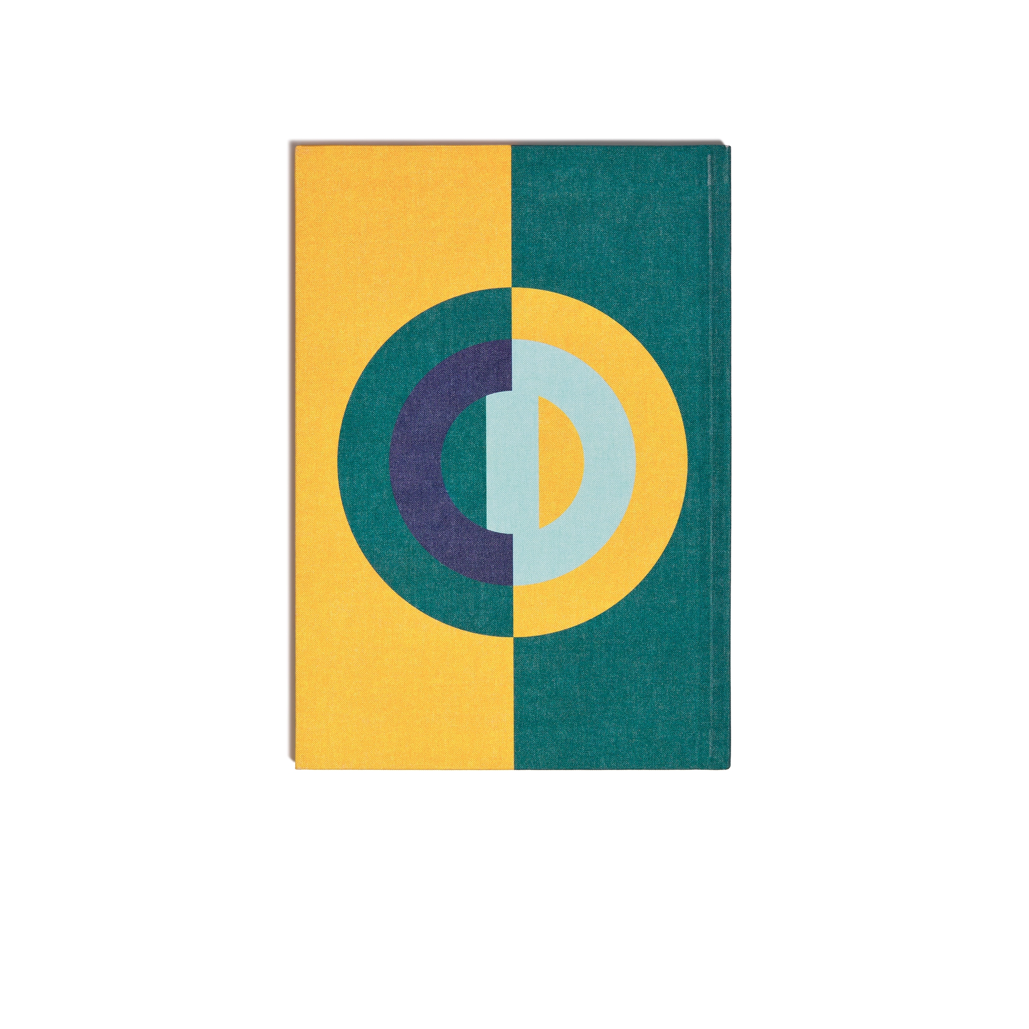 Notebook Green CD Entrelacés Printed Fabric Cover E08