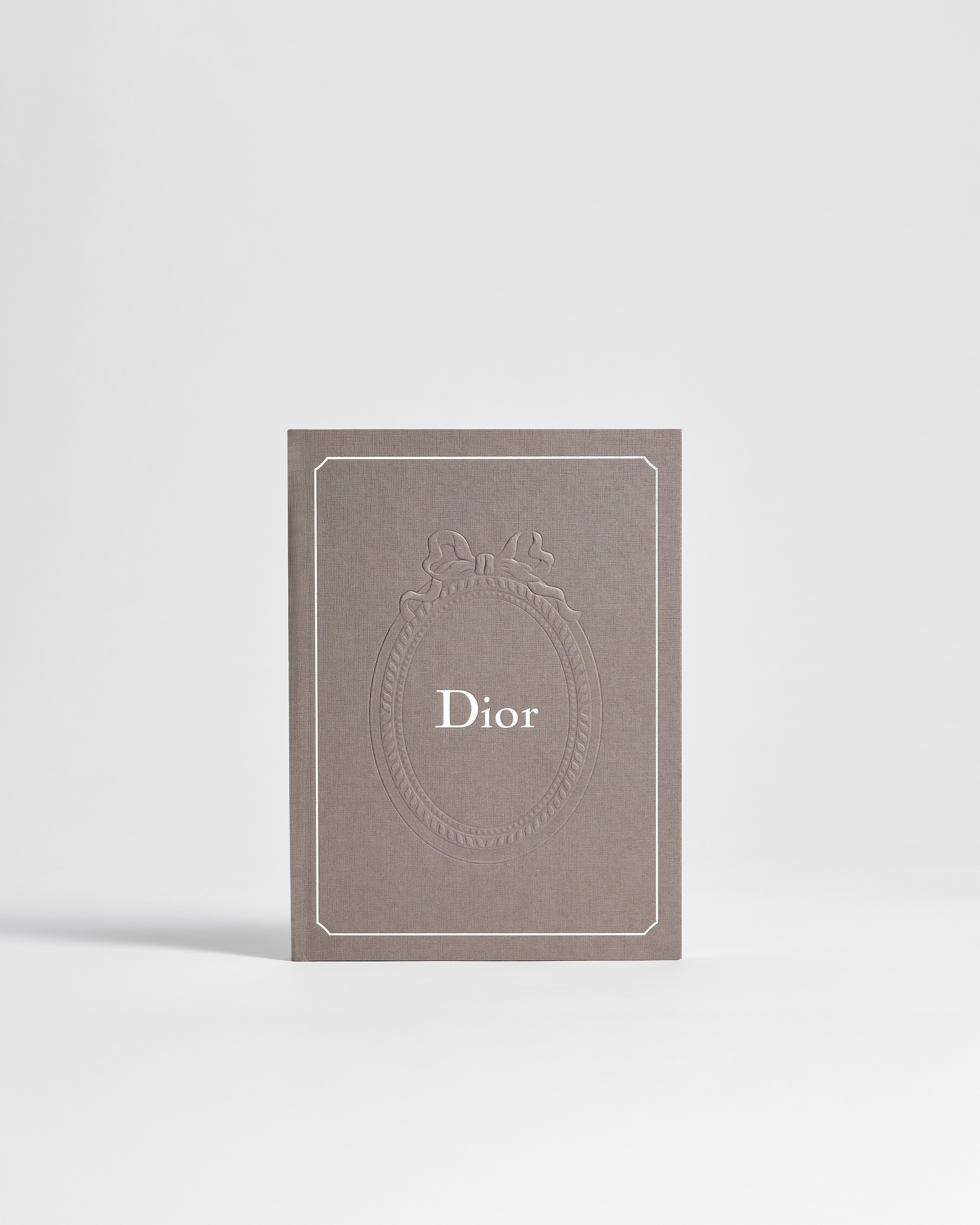 Dior Médaillon Notebook Trianon Gray Cover with Moiré Effect E01