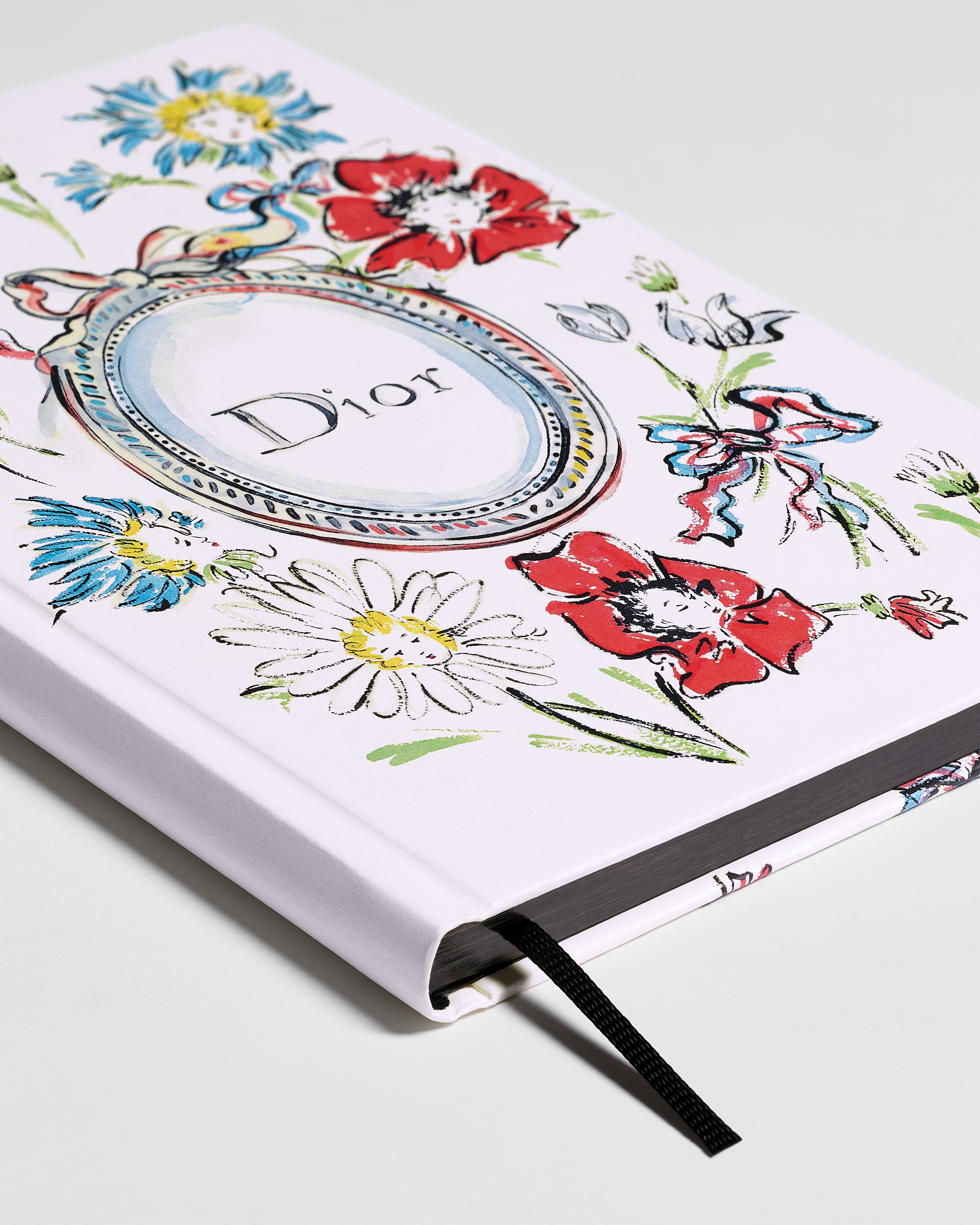 Notebook Ecru Cover with Multicolor Brush & Bloom Motif E10