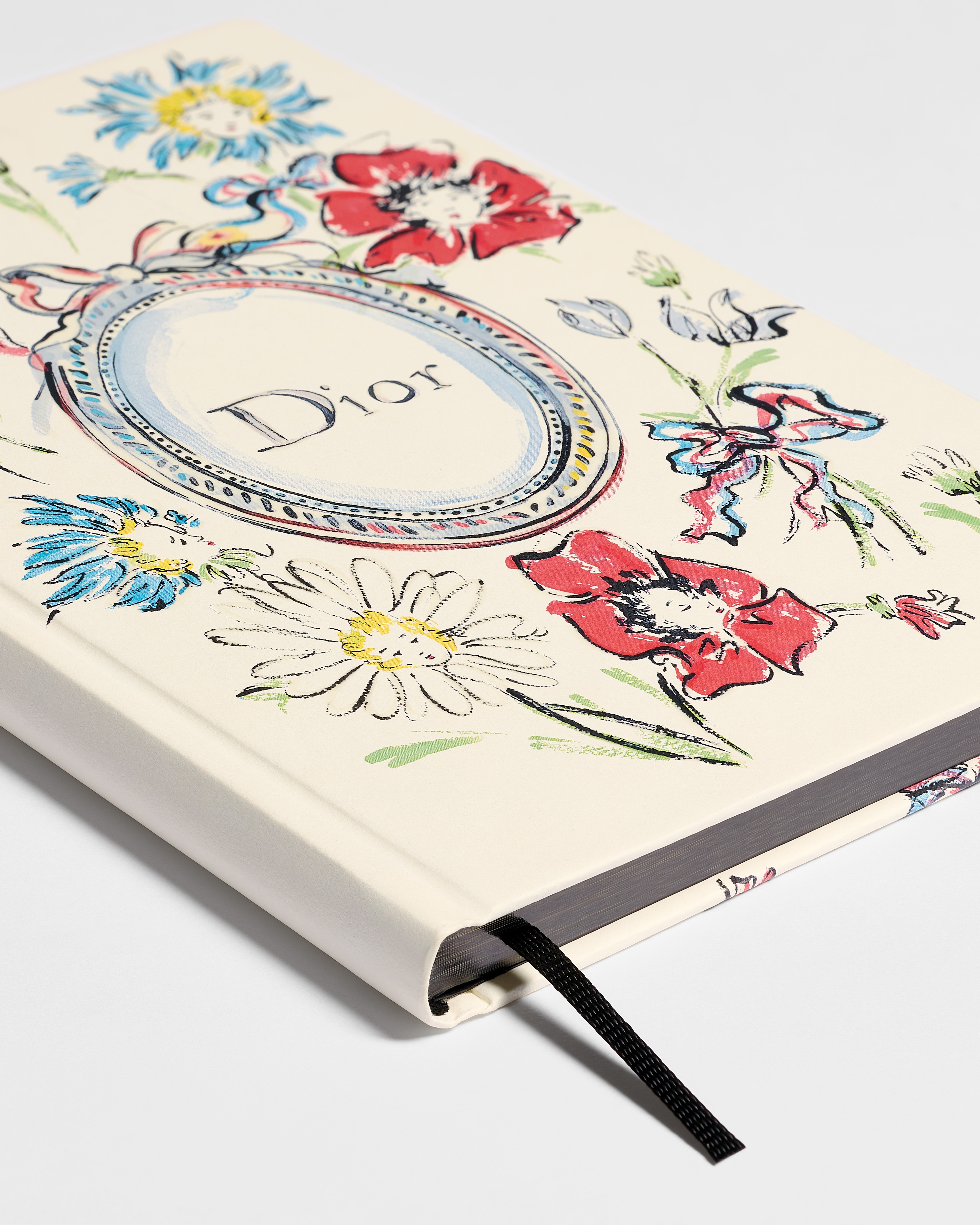 Notebook Ecru Cover with Multicolor Brush & Bloom Motif E10