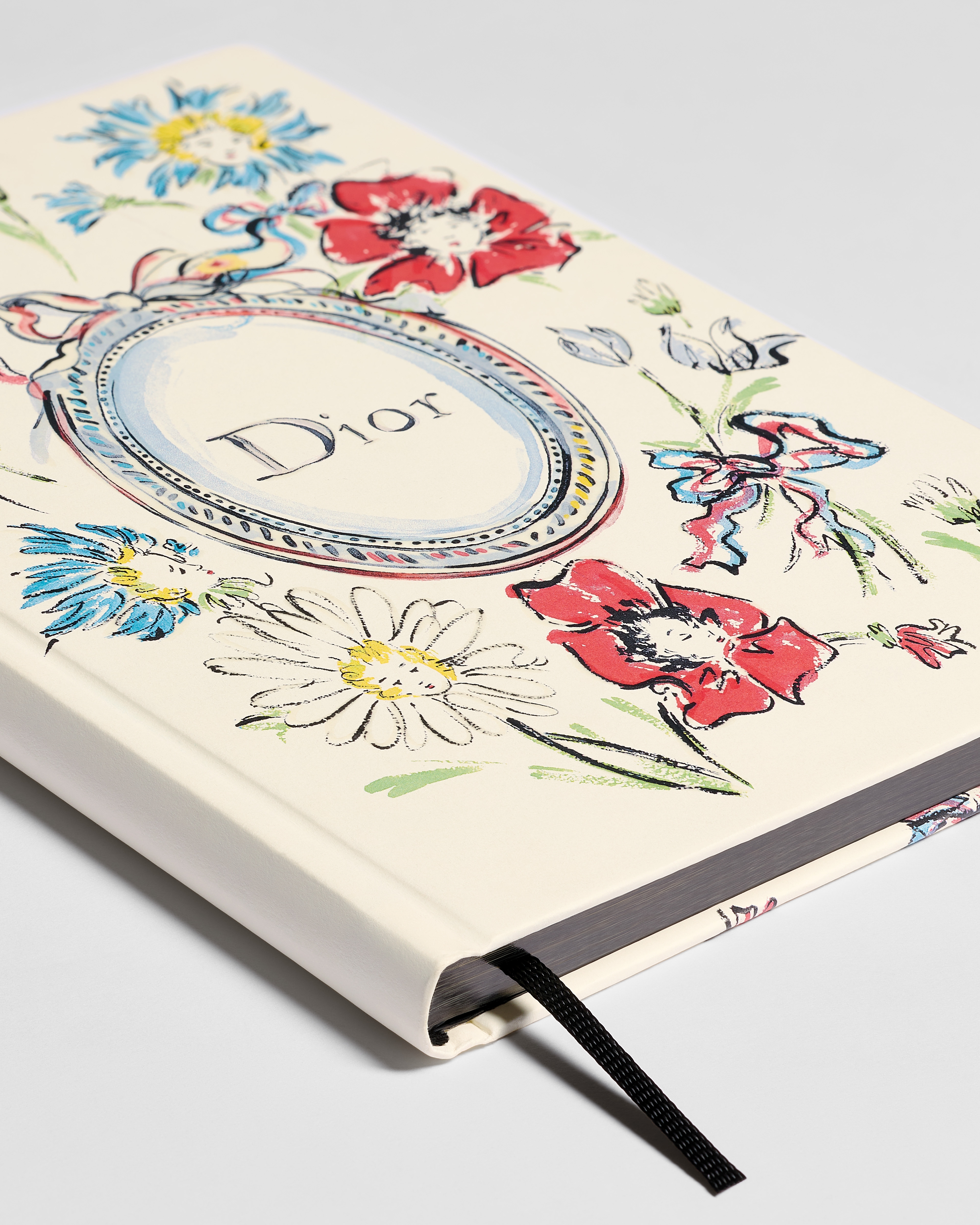 Notebook Ecru Cover with Multicolor Brush & Bloom Motif E10