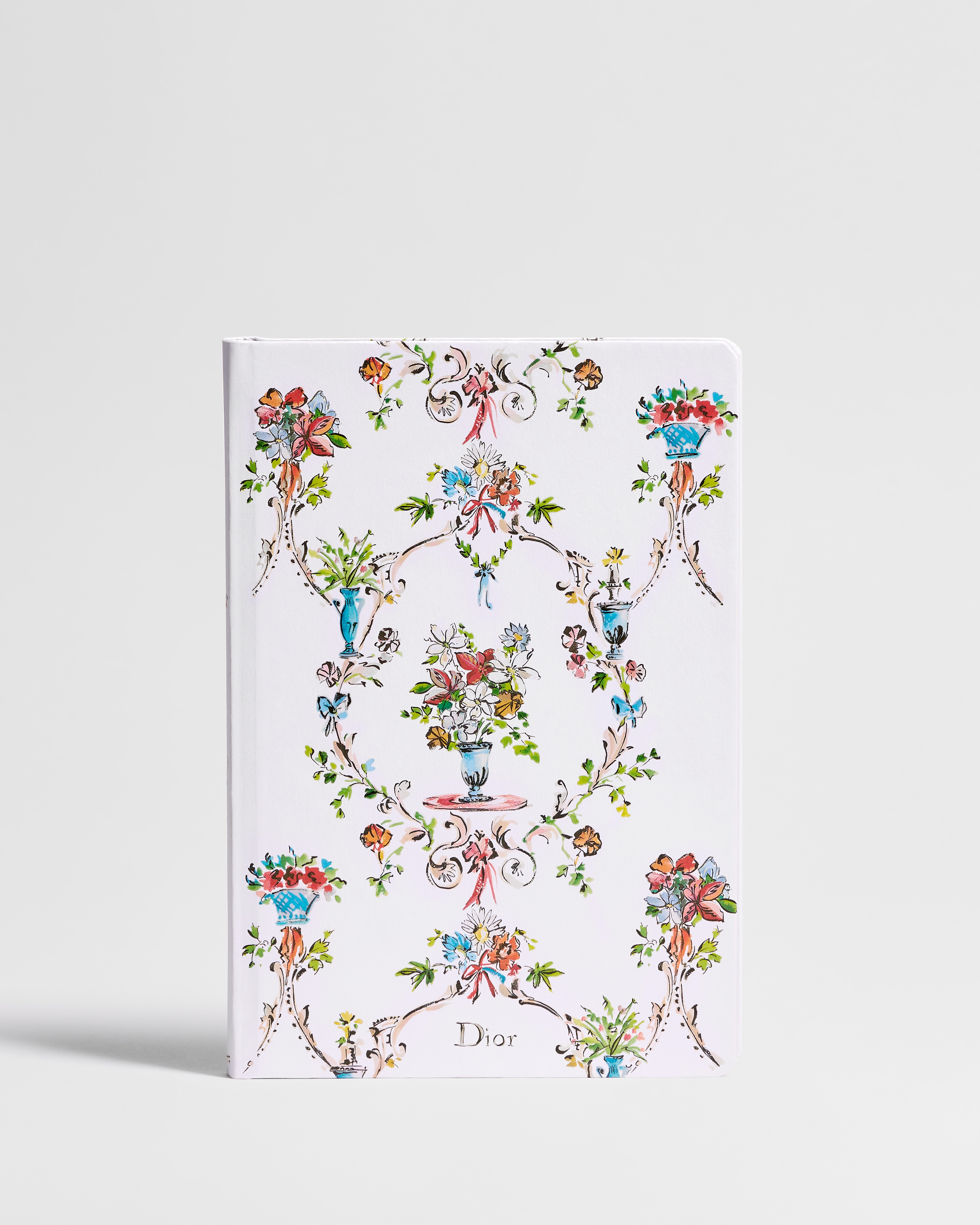 สมุดโน้ต ปกสีขาวพร้อมลาย Dior Arabesque หลากสีสัน E01