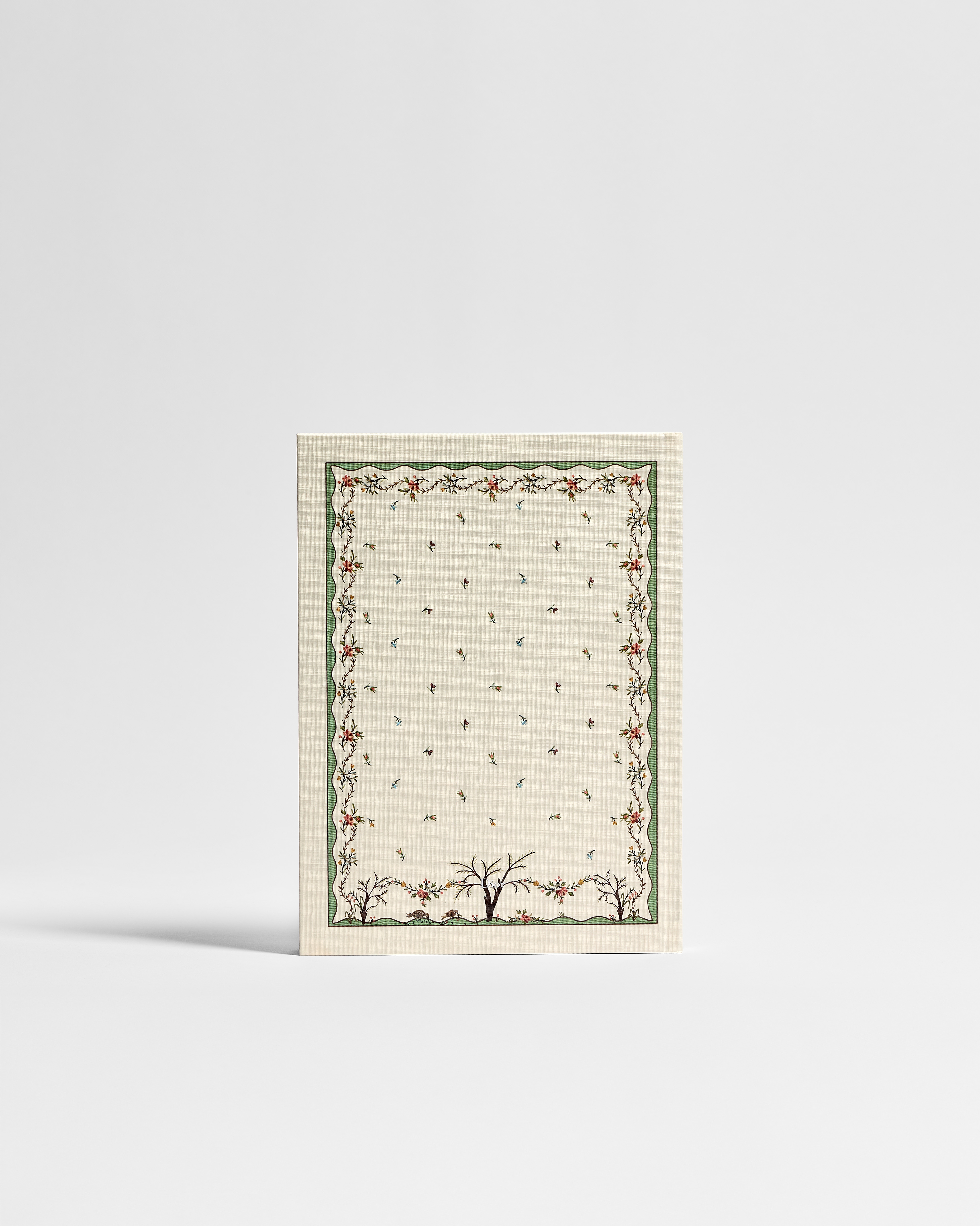 Notebook Ecru Cover with Multicolor Revolution Flowers Motif E08