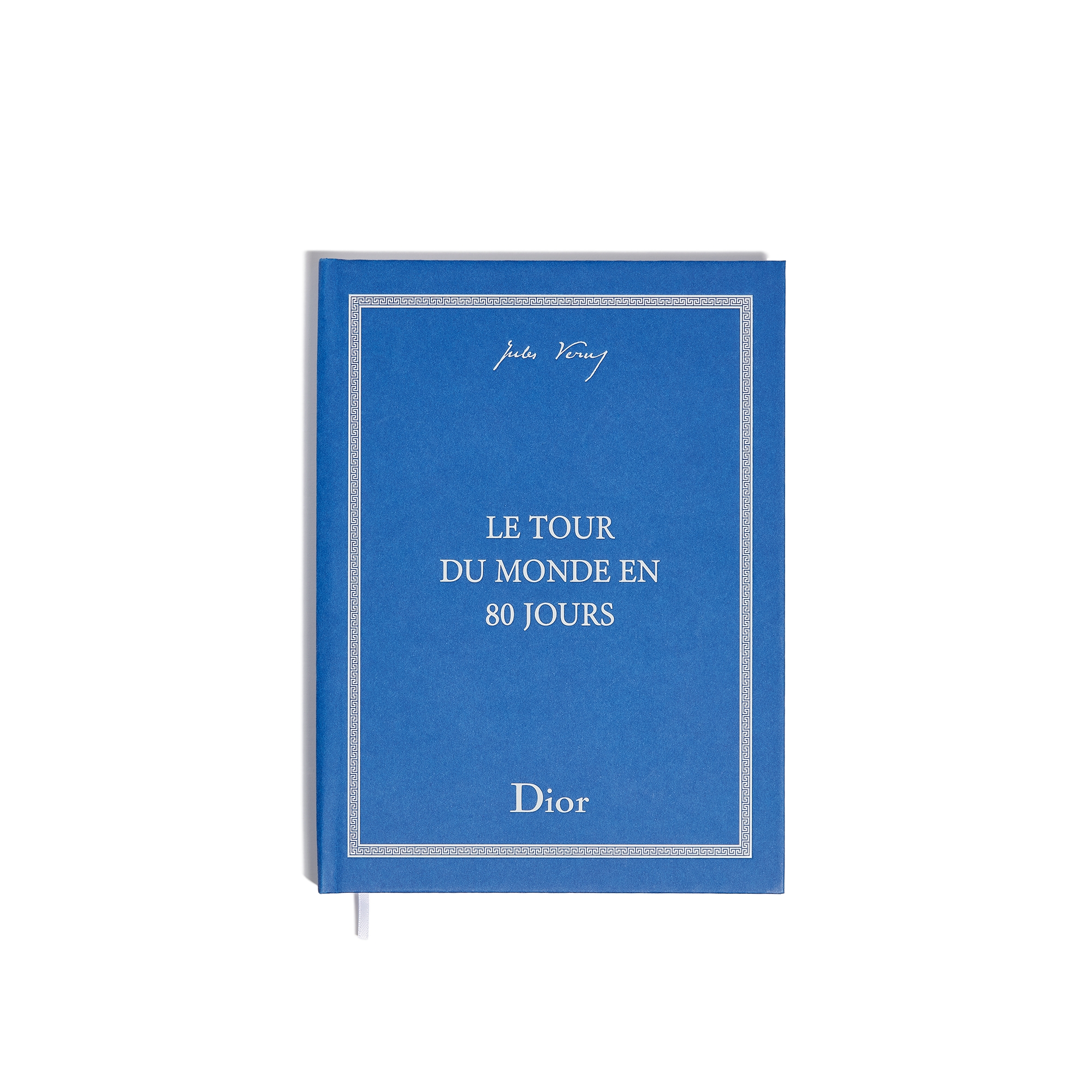 Notebook Blue Cover with White Book Cover Motif E01