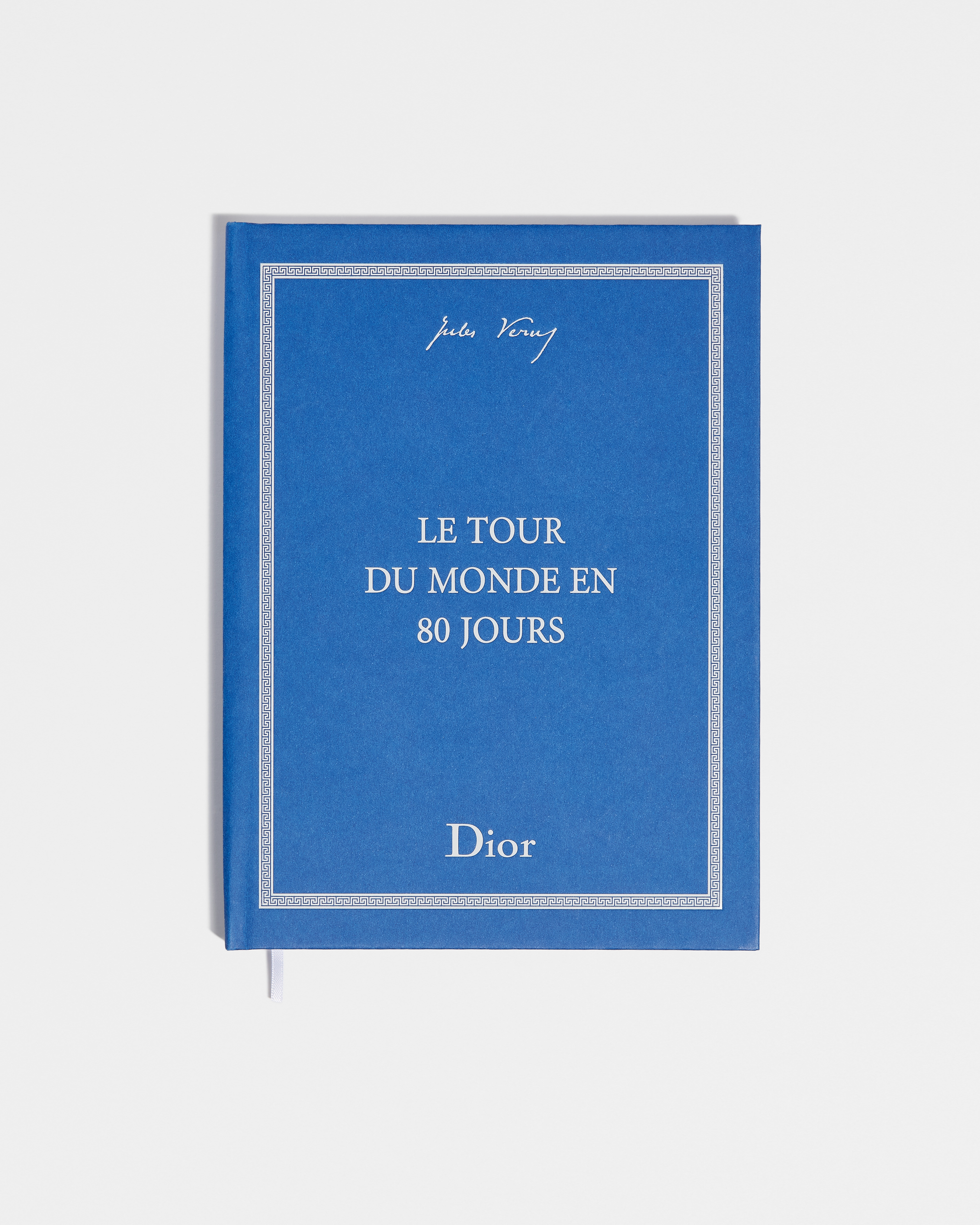 Notebook Blue Cover with White Book Cover Motif E01