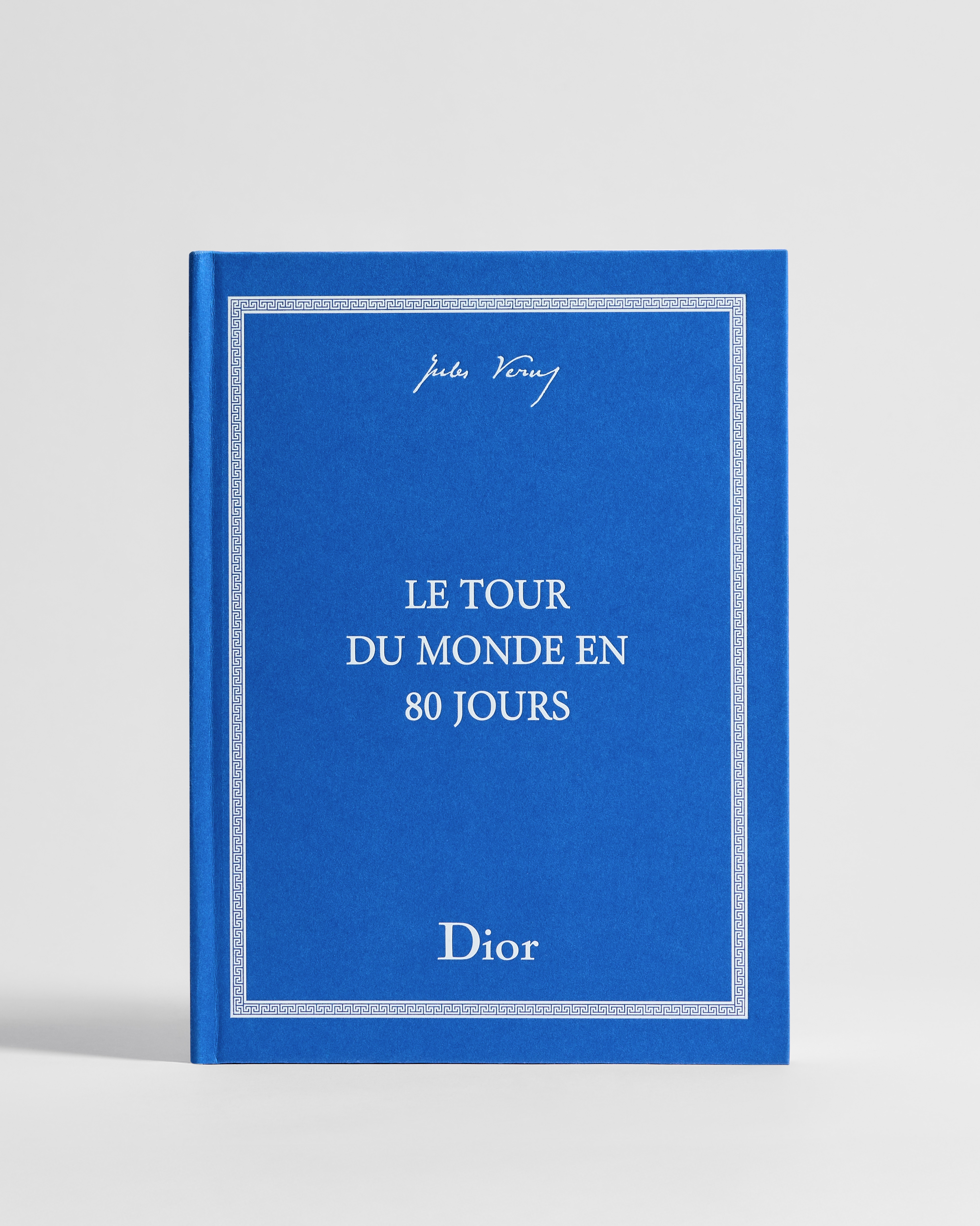 Notebook Blue Cover with White Book Cover Motif E01