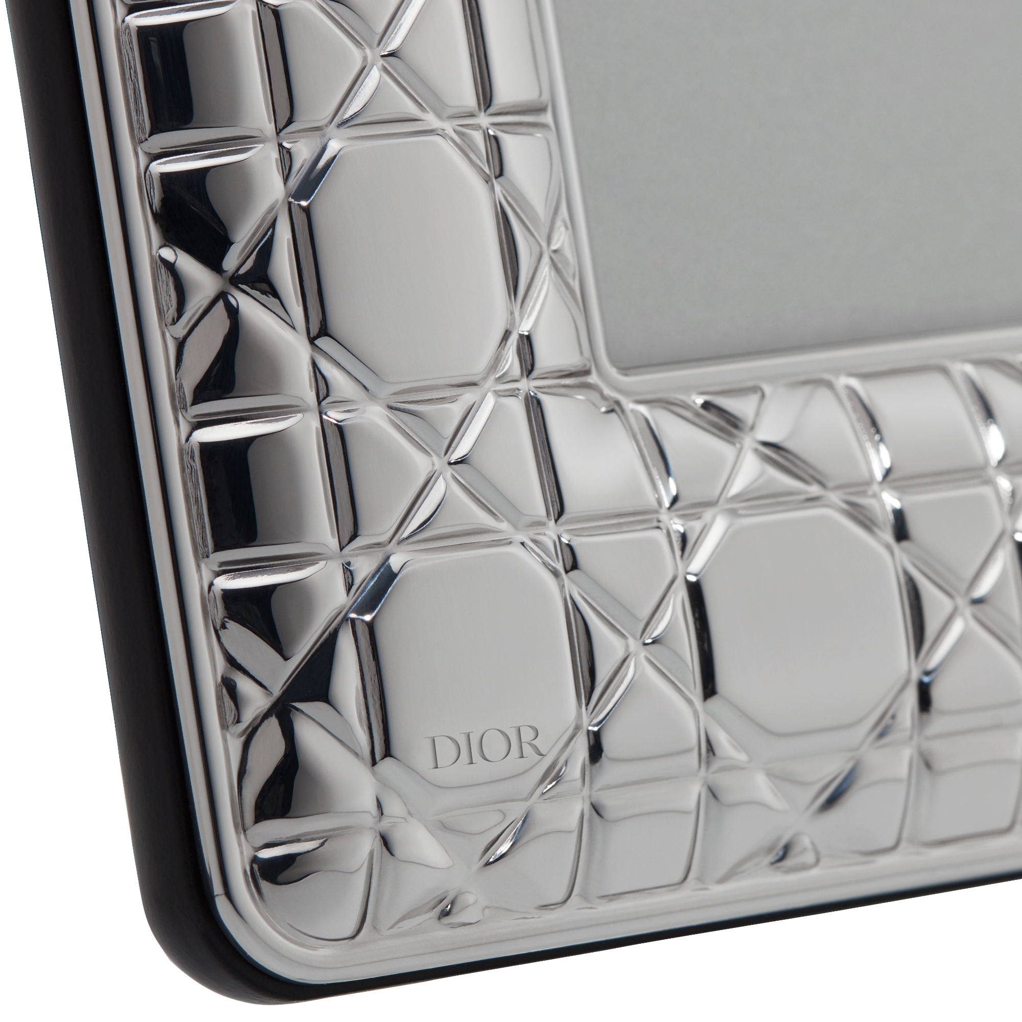 Bilderrahmen Cannage mit Silber-Finish E09