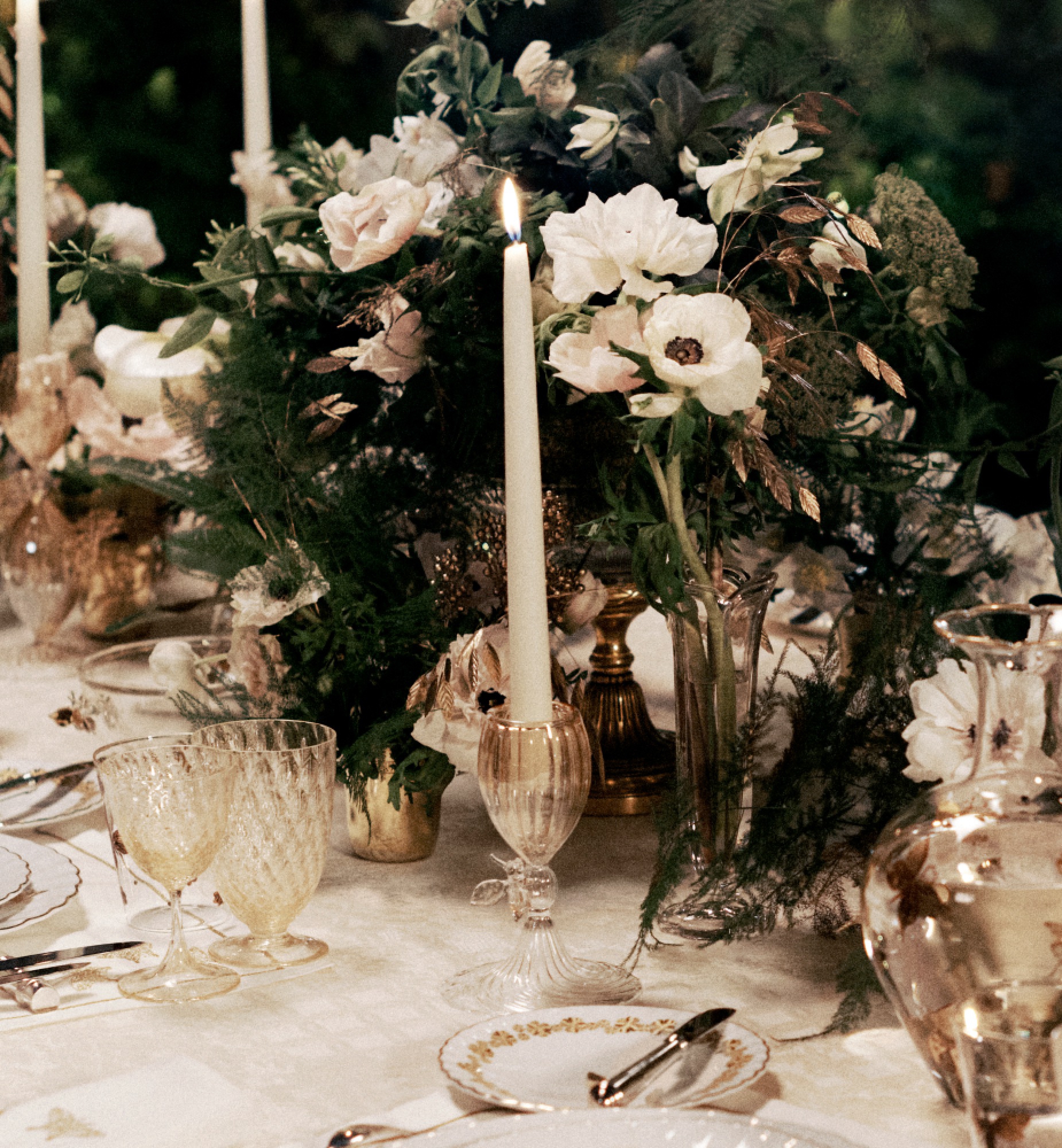 Small Salento Candle Holder Gold-Tone Bal des Abeilles E12