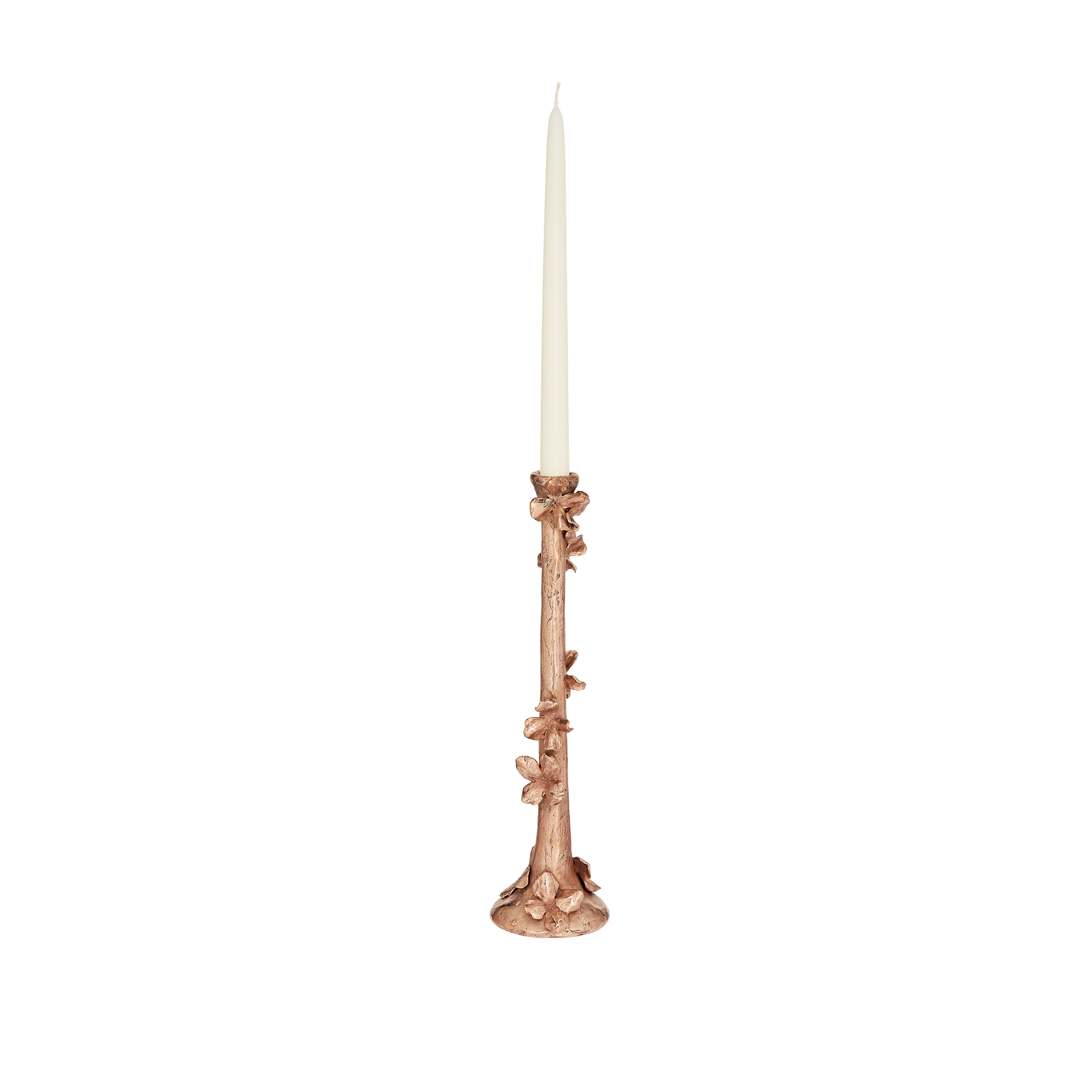 Candle Holder Osanna Visconti for Dior, Bronze with Floral Motif E09