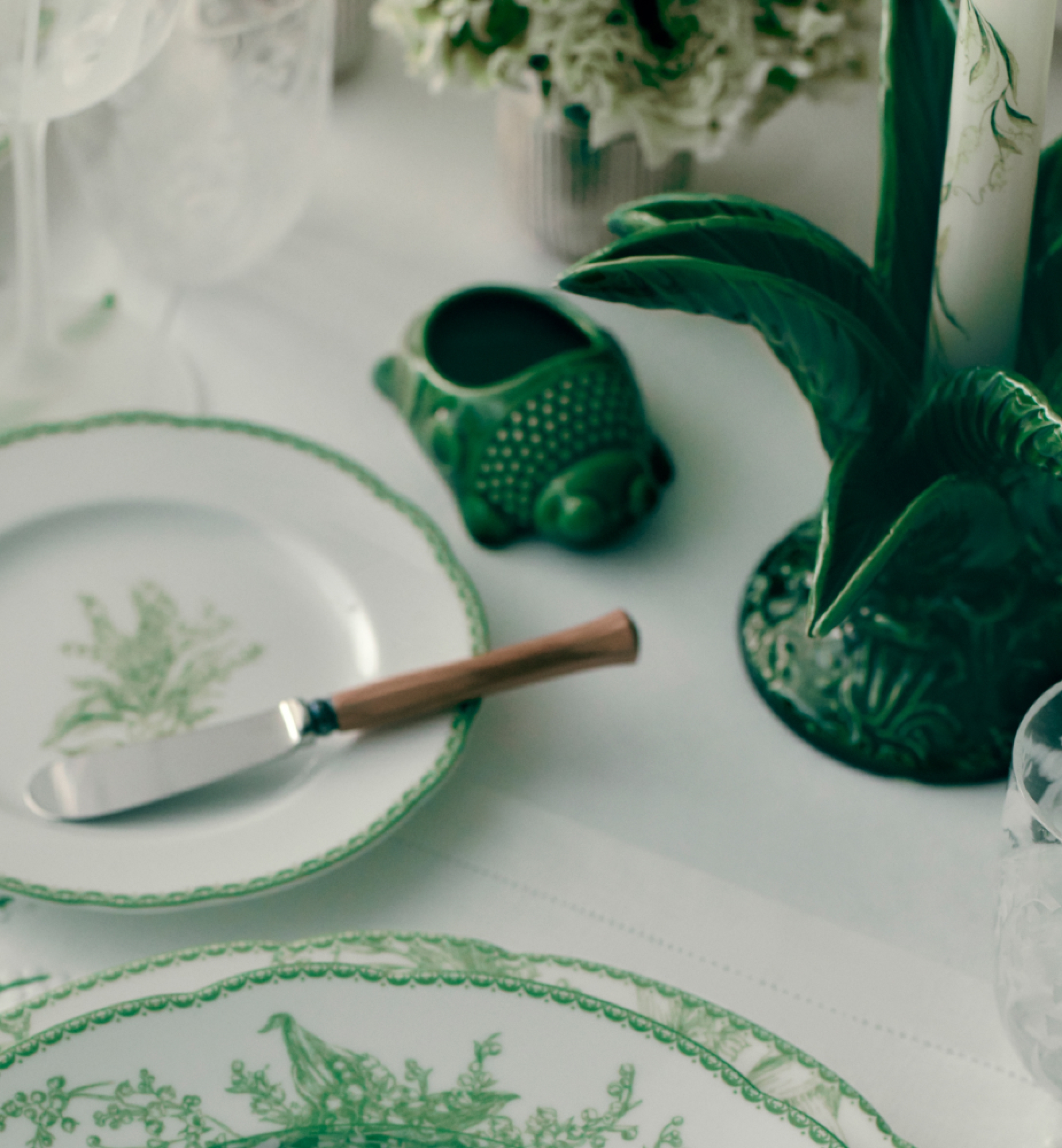 XS 瓢蟲燭台 Dior Maison x Jean Roger，綠色 E12