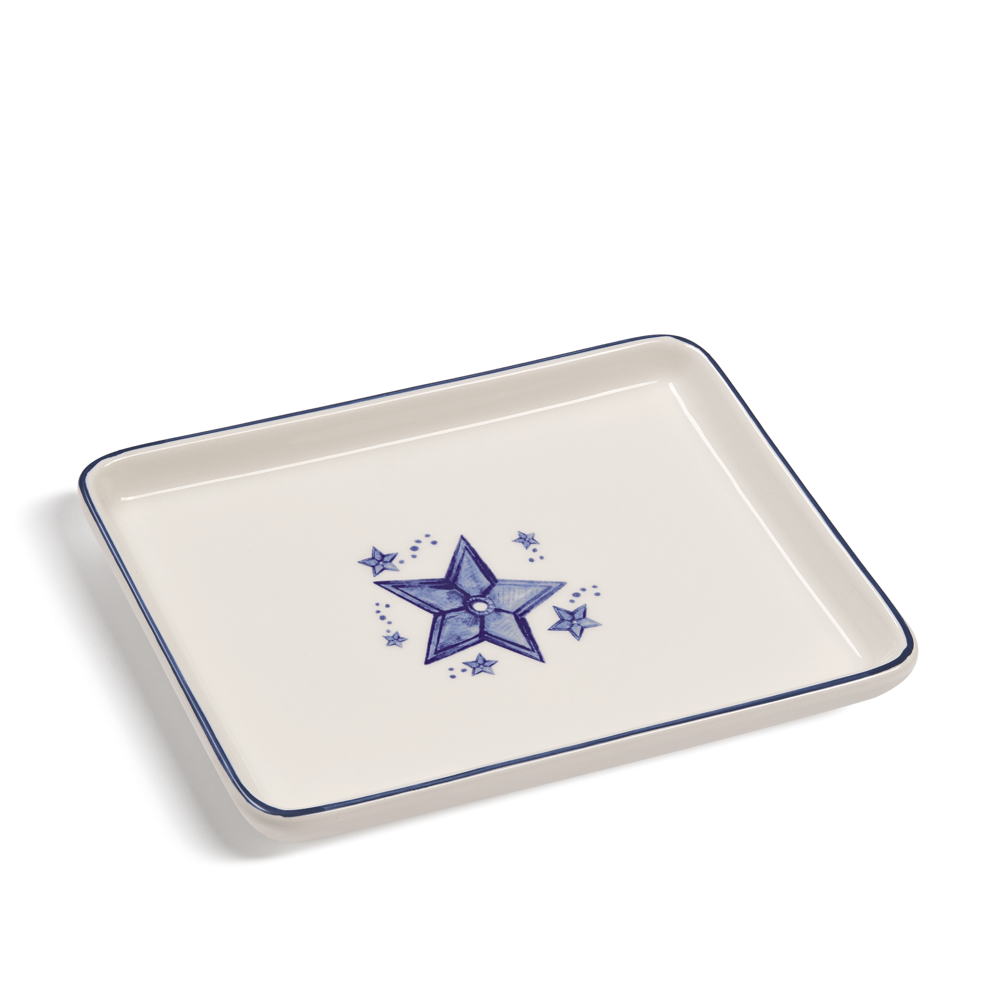 Schmuckschale Keramik mit Sternmotiv E03