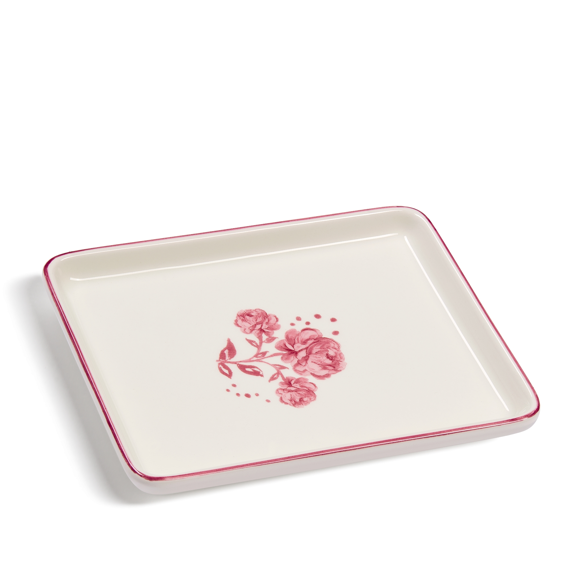 Vaciabolsillos Cerámica con motivo de rosas E03