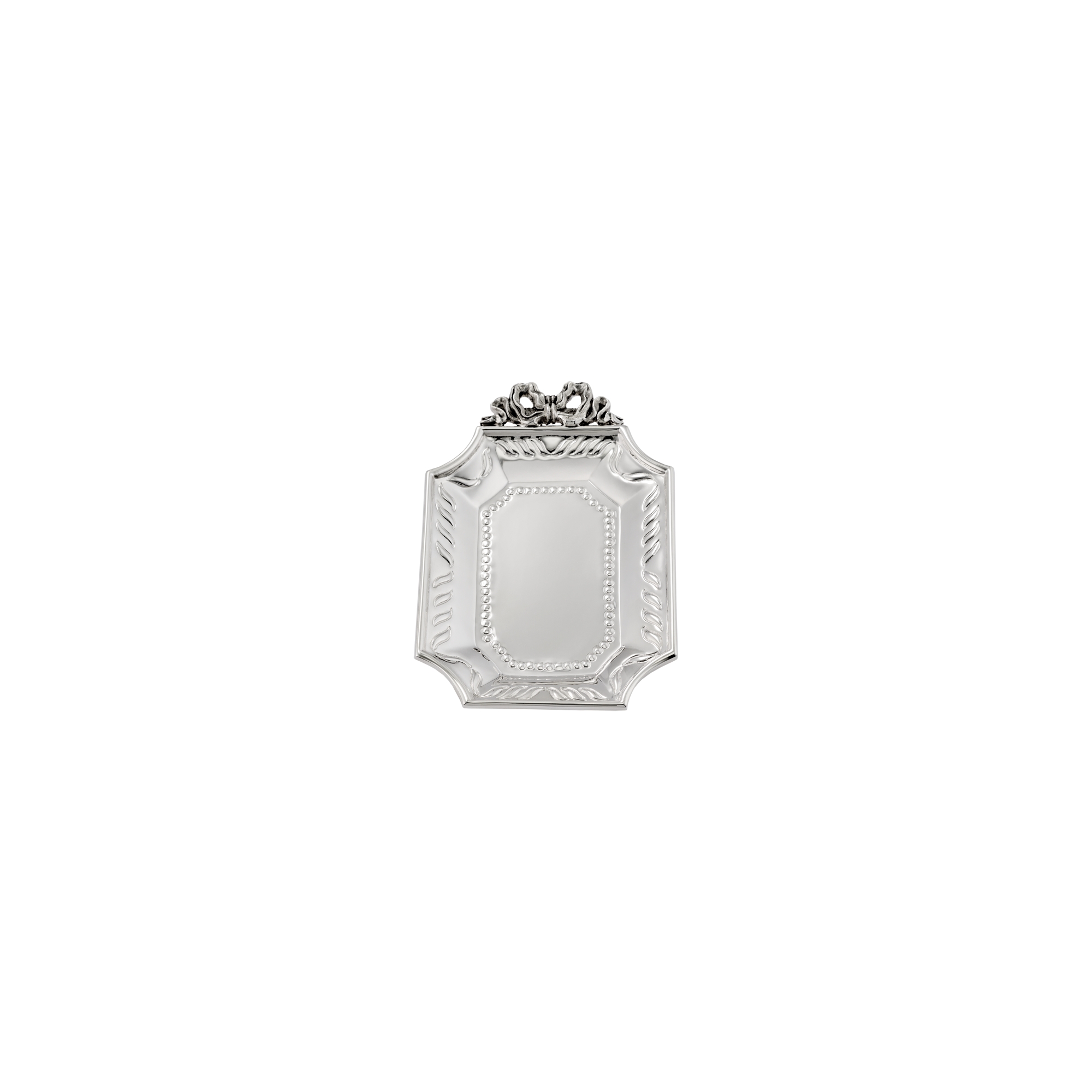 Dior Macaron Trinket Tray Silver-Finish Metal | DIOR US