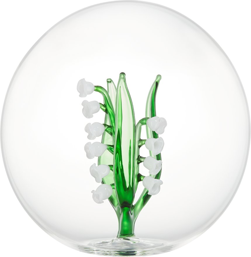 Large Decorative Glass Ball aria_woman_viewcode_e01