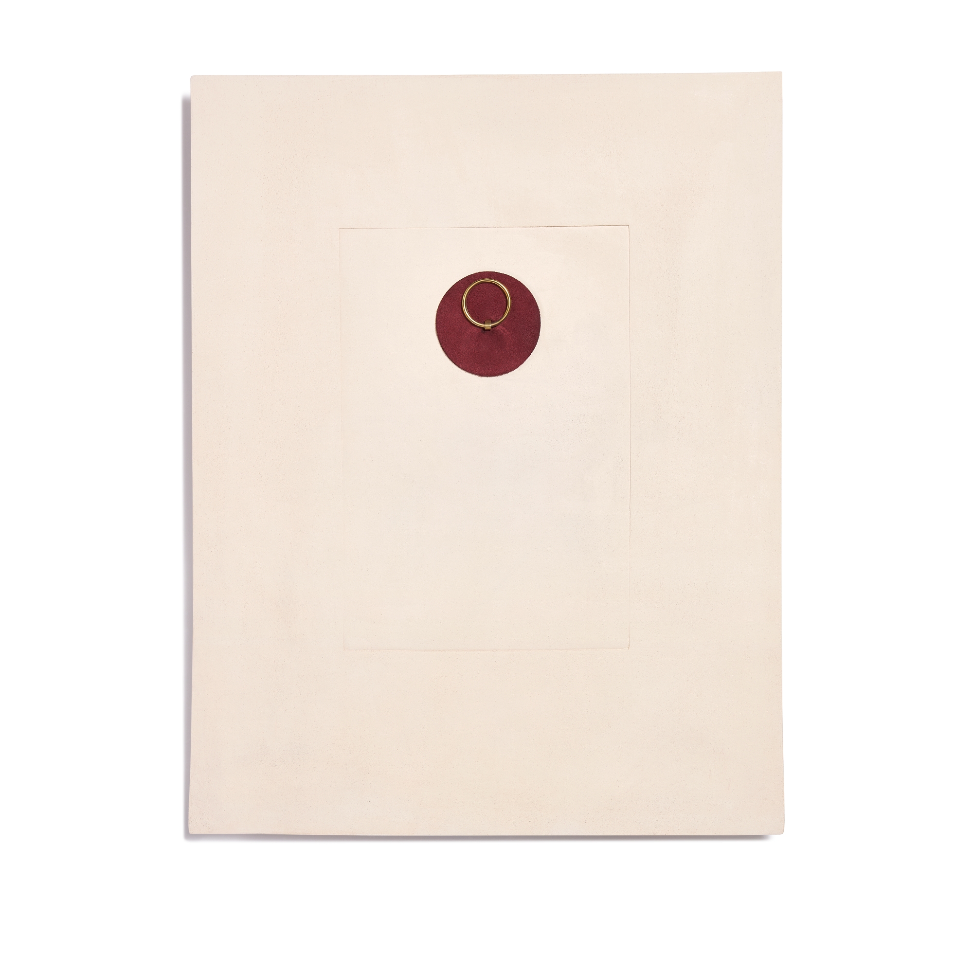 LIMITED EDITION Decorative Artwork Beige Ceramic with Bas-Relief Bird Motif E08