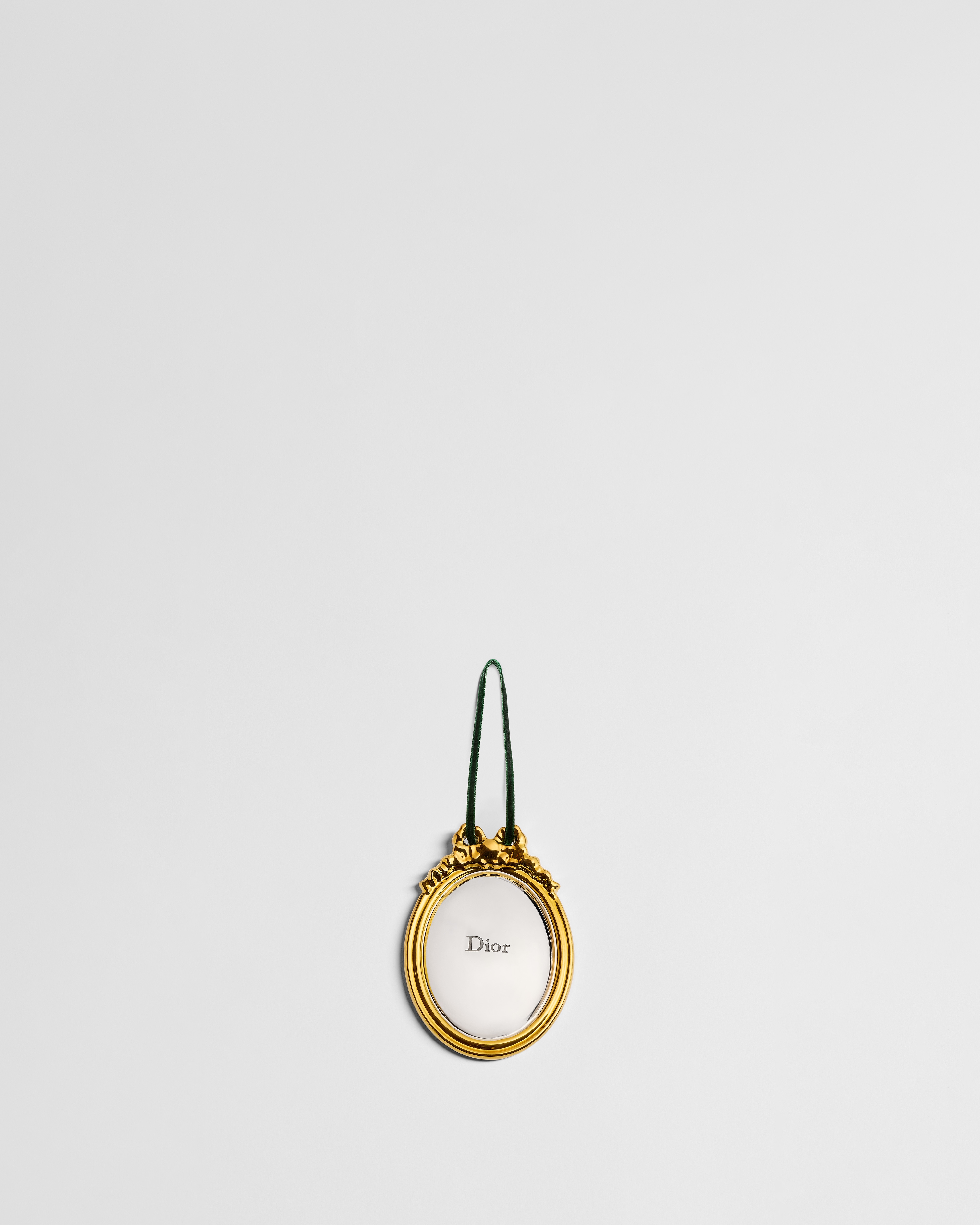 Dior Médaillon Ornament Gold-Tone and Silver-Tone Ceramic E01