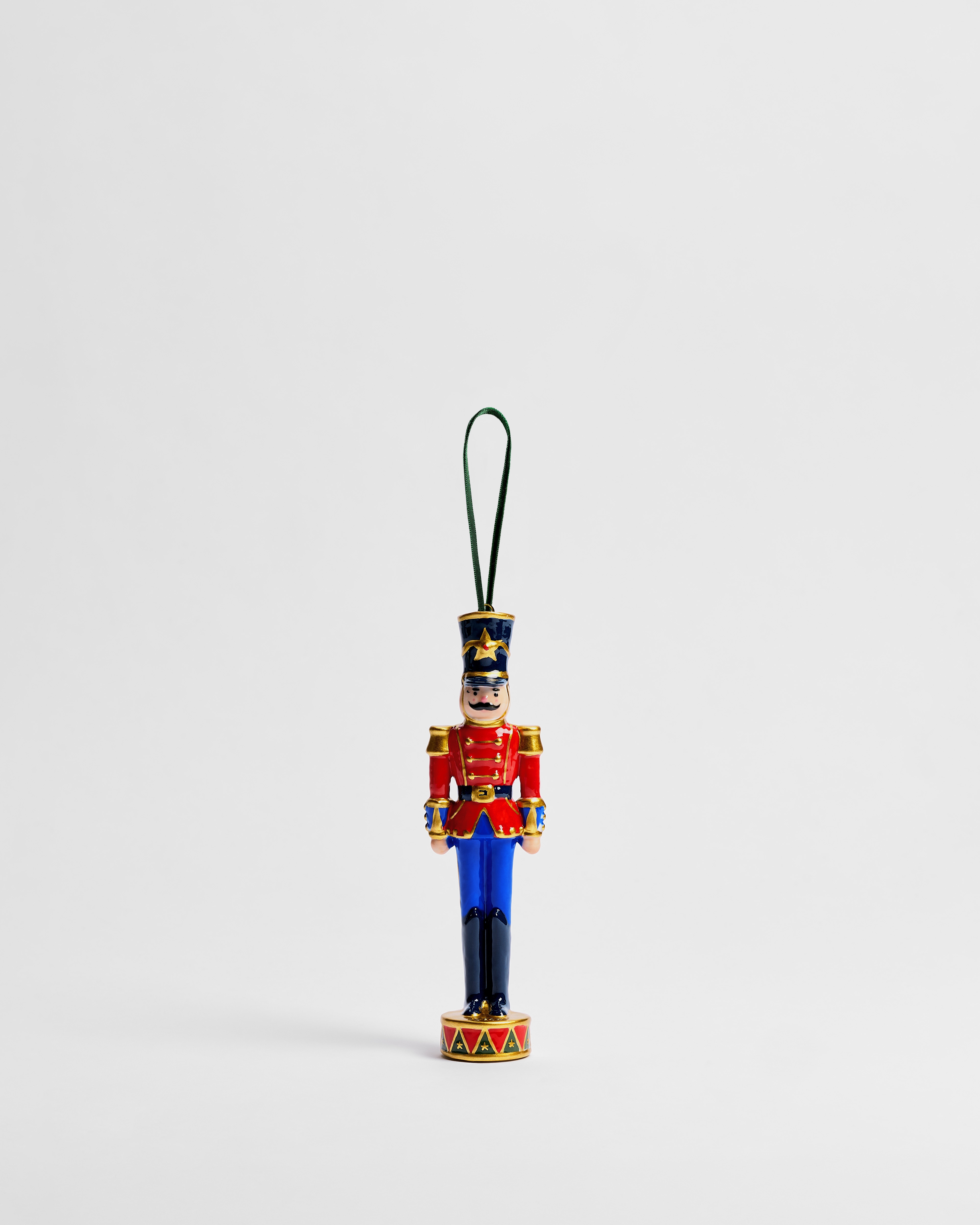 Nutcracker Ornament Multicolor Ceramic E01