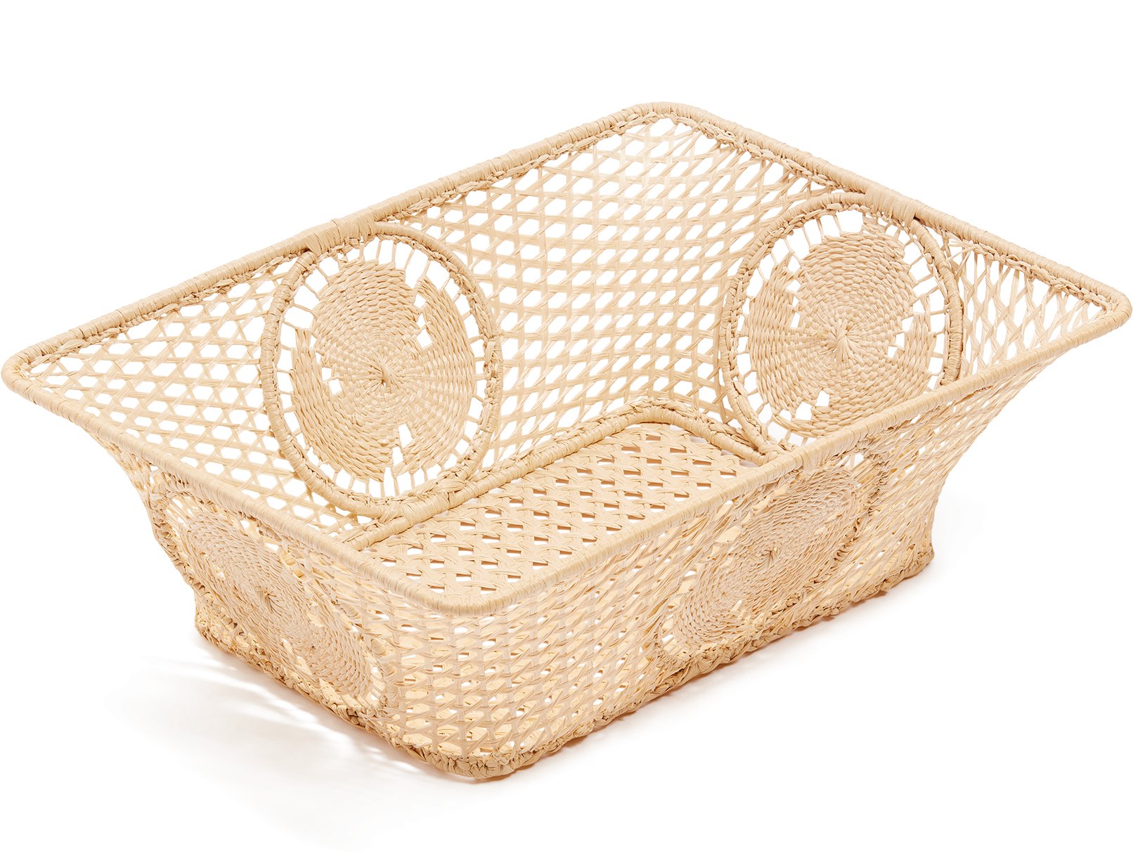 Set of Two Rectangular Baskets aria_woman_viewcode_e01
