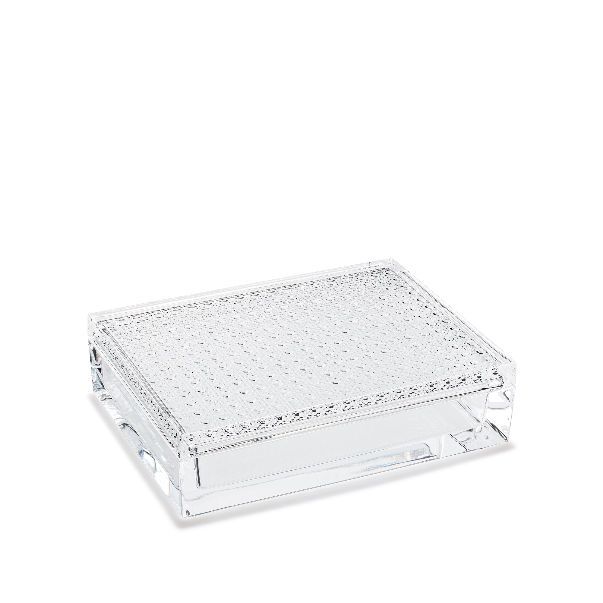 Boîte Cristal à motif Cannage E03