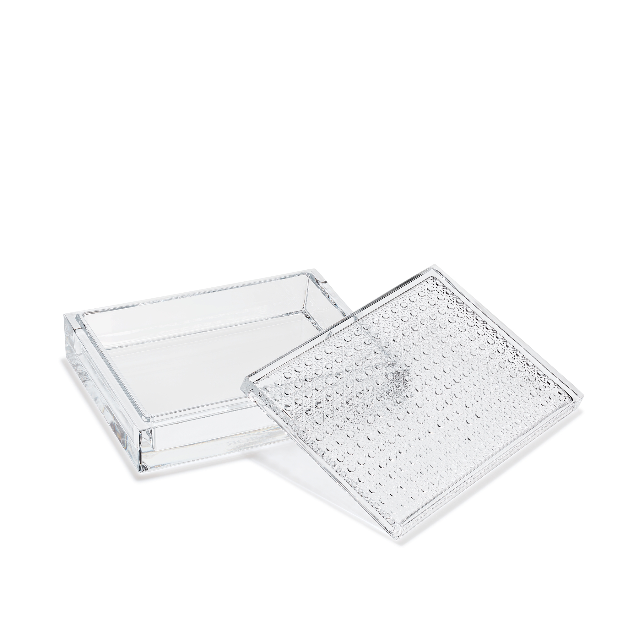 Boîte Cristal à motif Cannage E06