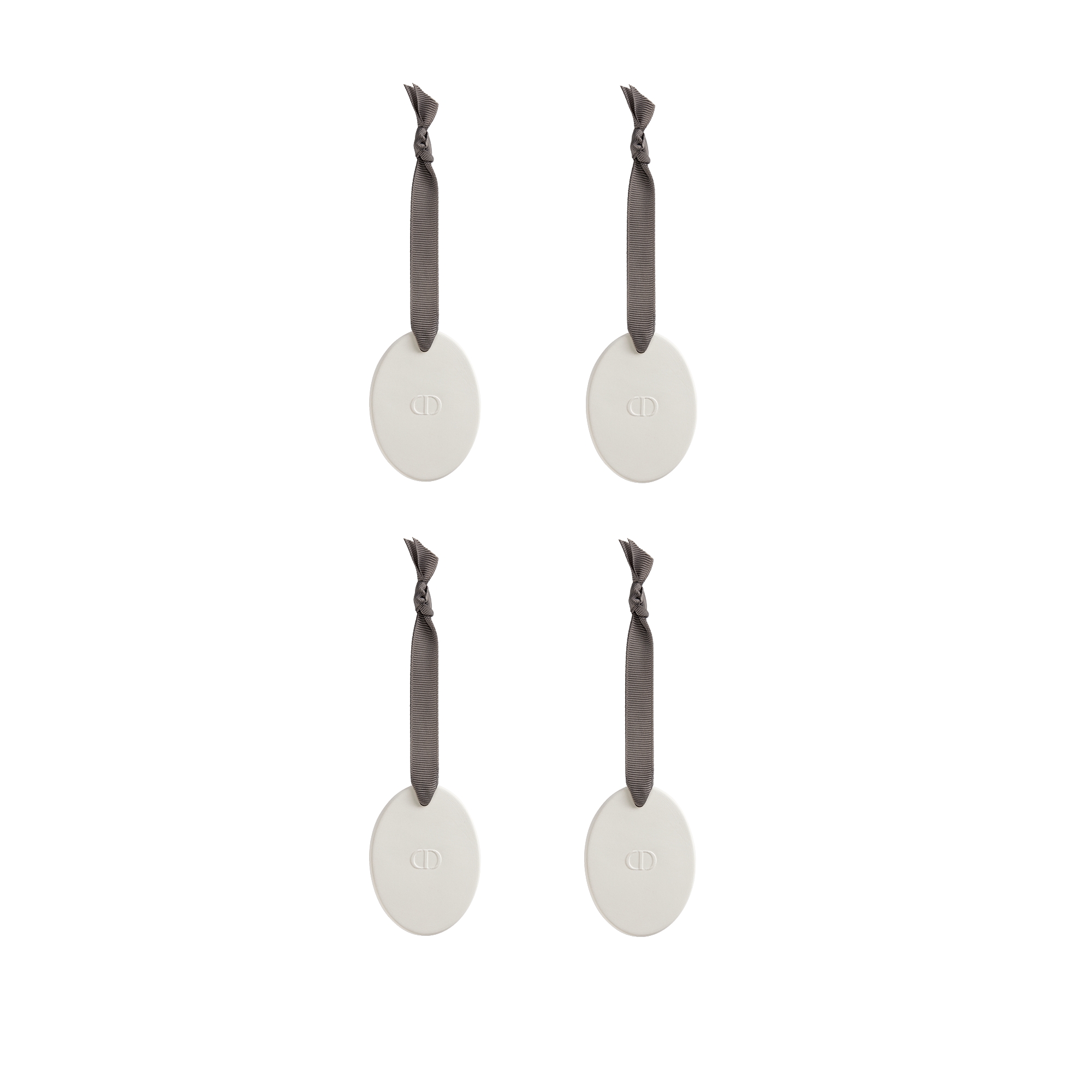 Set van vier medaillons Veelkleurig Toile de Jouy-motief E13