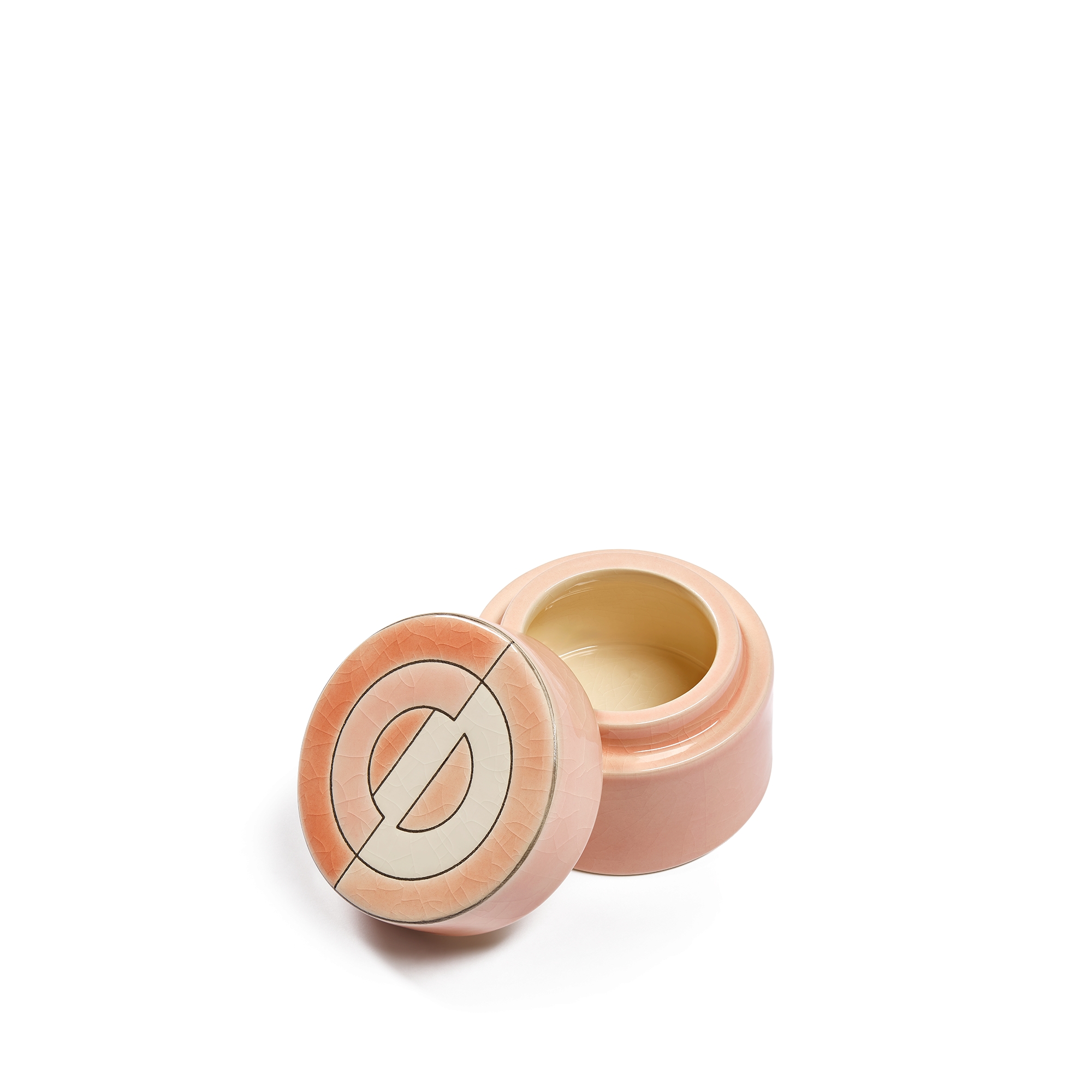 ベビートゥース ボックス Manufacture des Émaux de Longwy for Dior CD Entrelacés E06