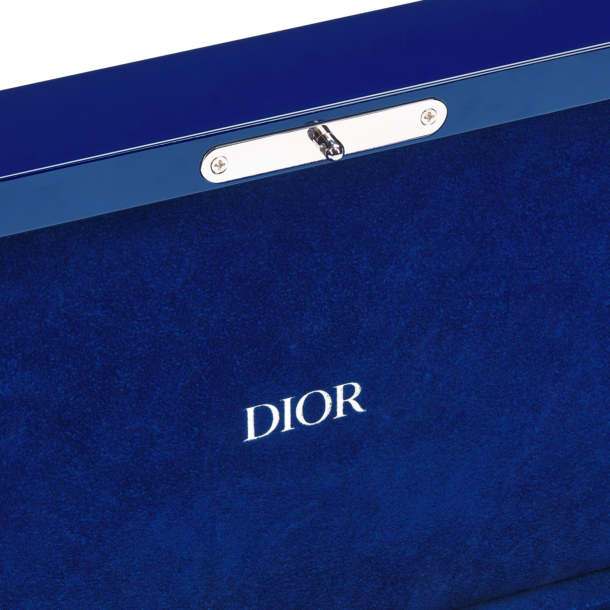 8구 시계 케이스 그린 CD Entrelacés 모티브 래커 우드 & 벨벳, 스트로 E09