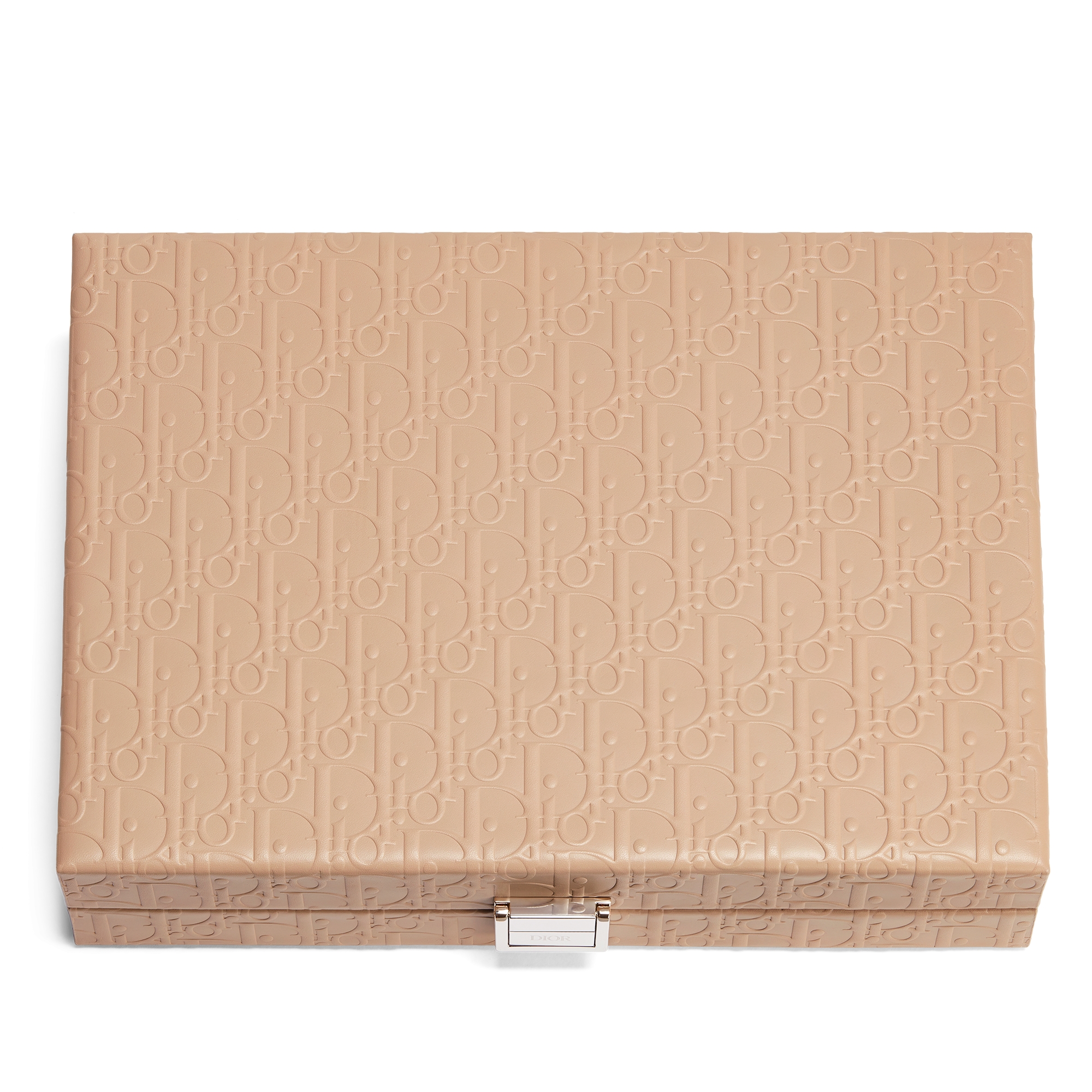 Small Leather Backgammon Powder Pink E01