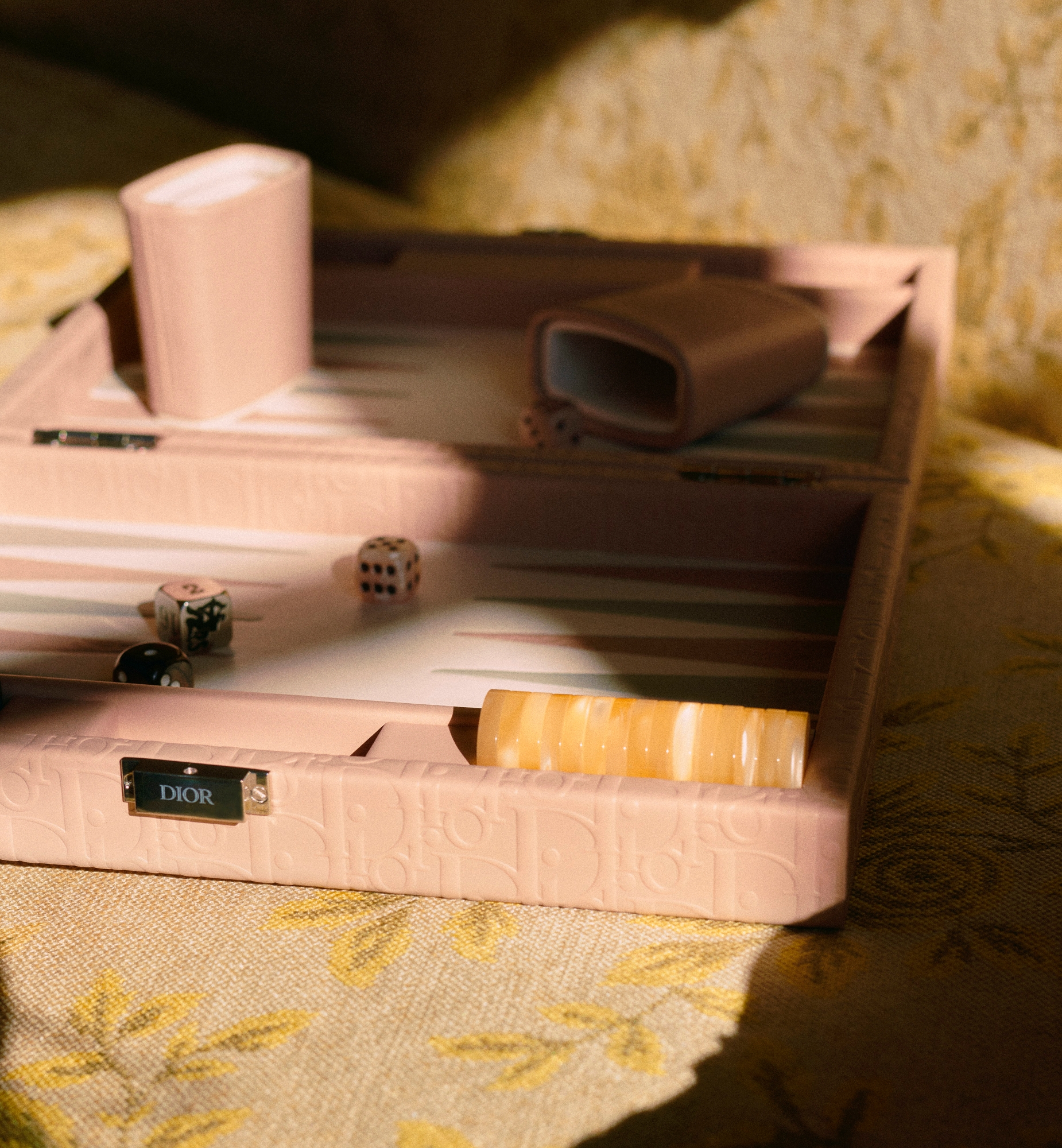 Small Leather Backgammon