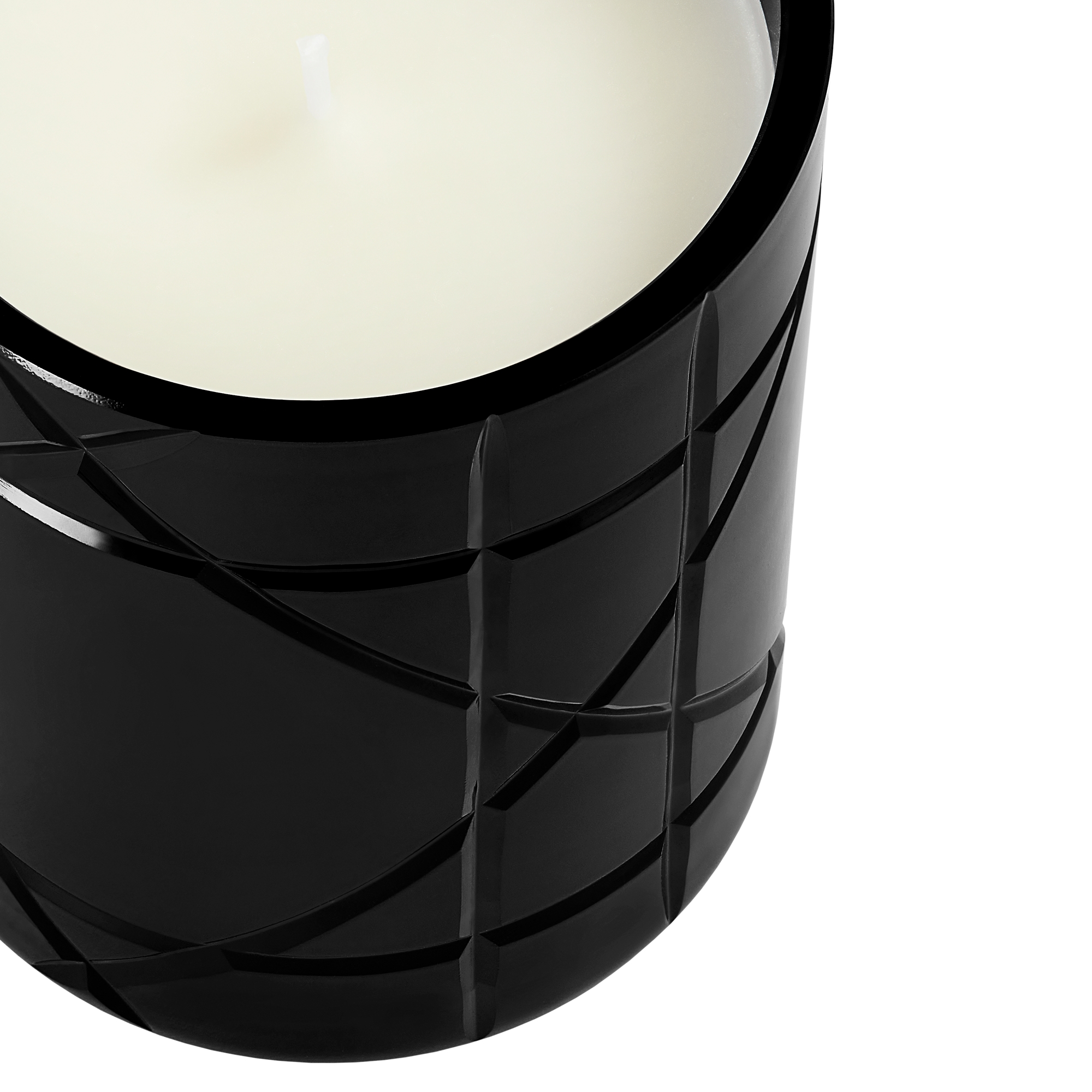 Bougie parfumée, senteur Résines Boisées Cannage, noir E09