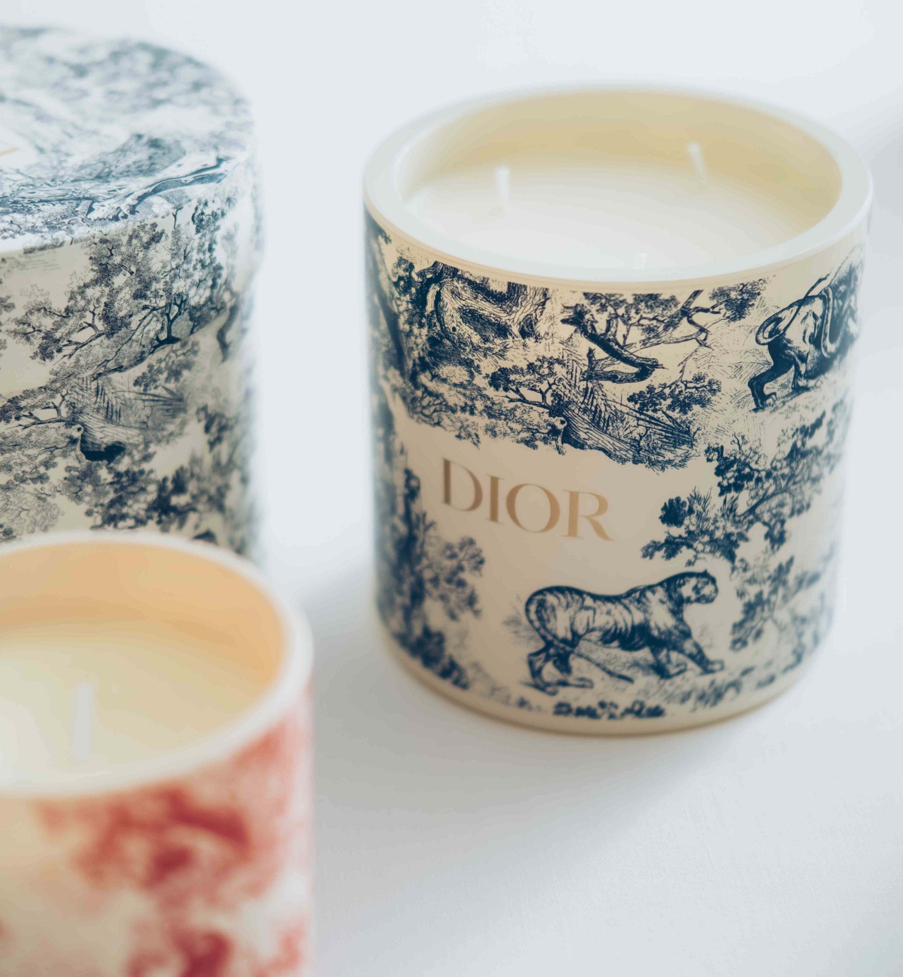 Vela perfumada grande Hortensia Toile de Jouy azul E11