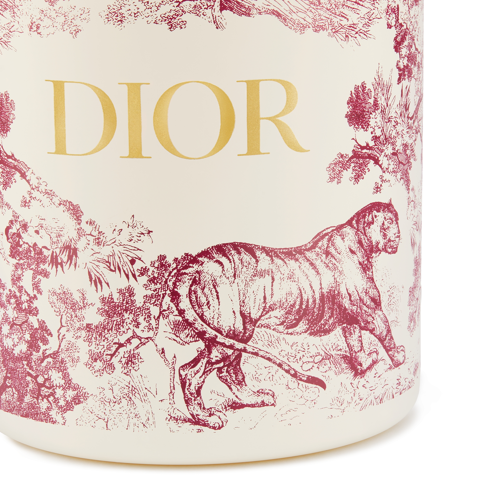 Hortensia Grenat Scented Candle Burgundy Toile de Jouy | DIOR
