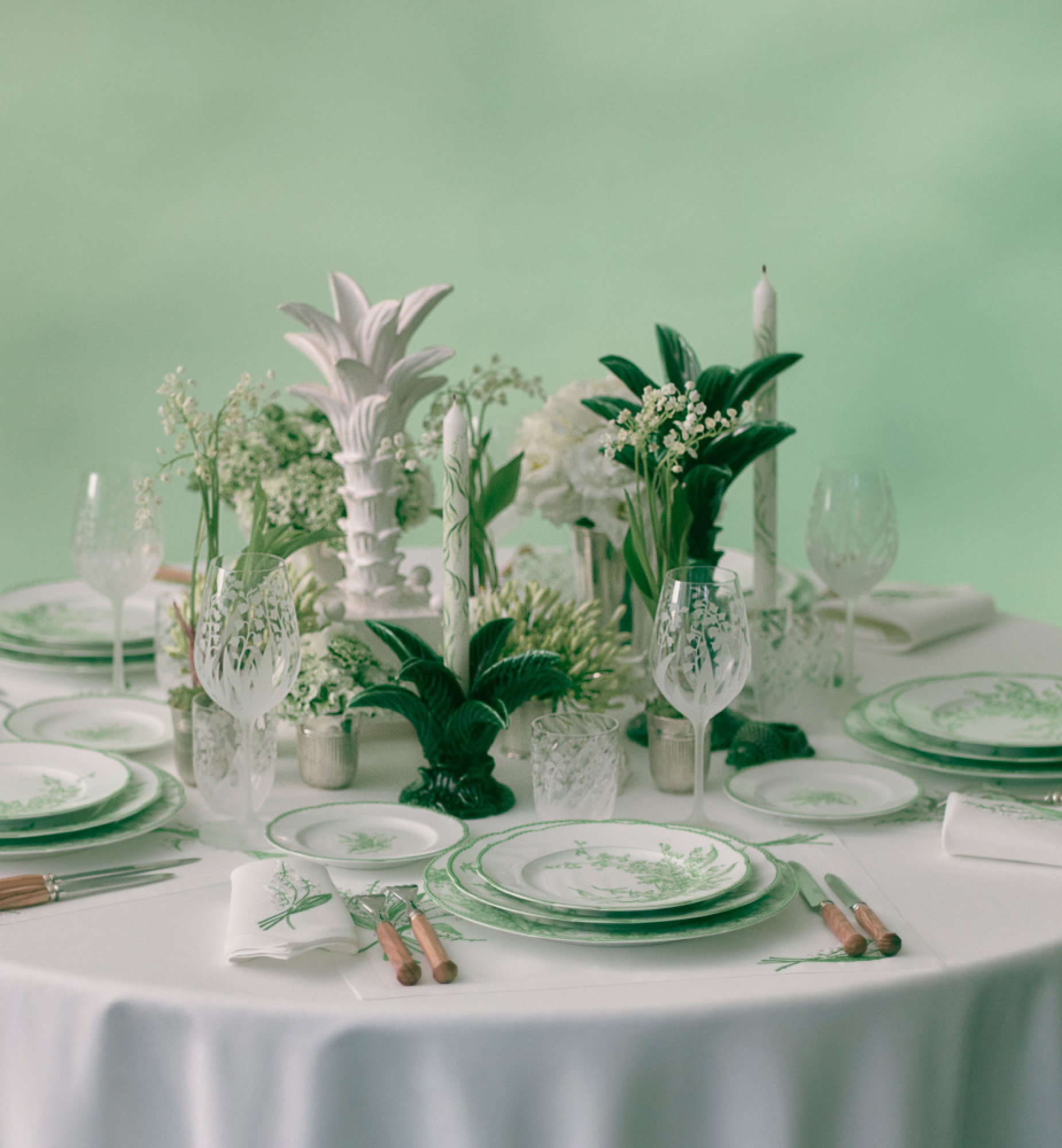 Set of Three Tapered Candles