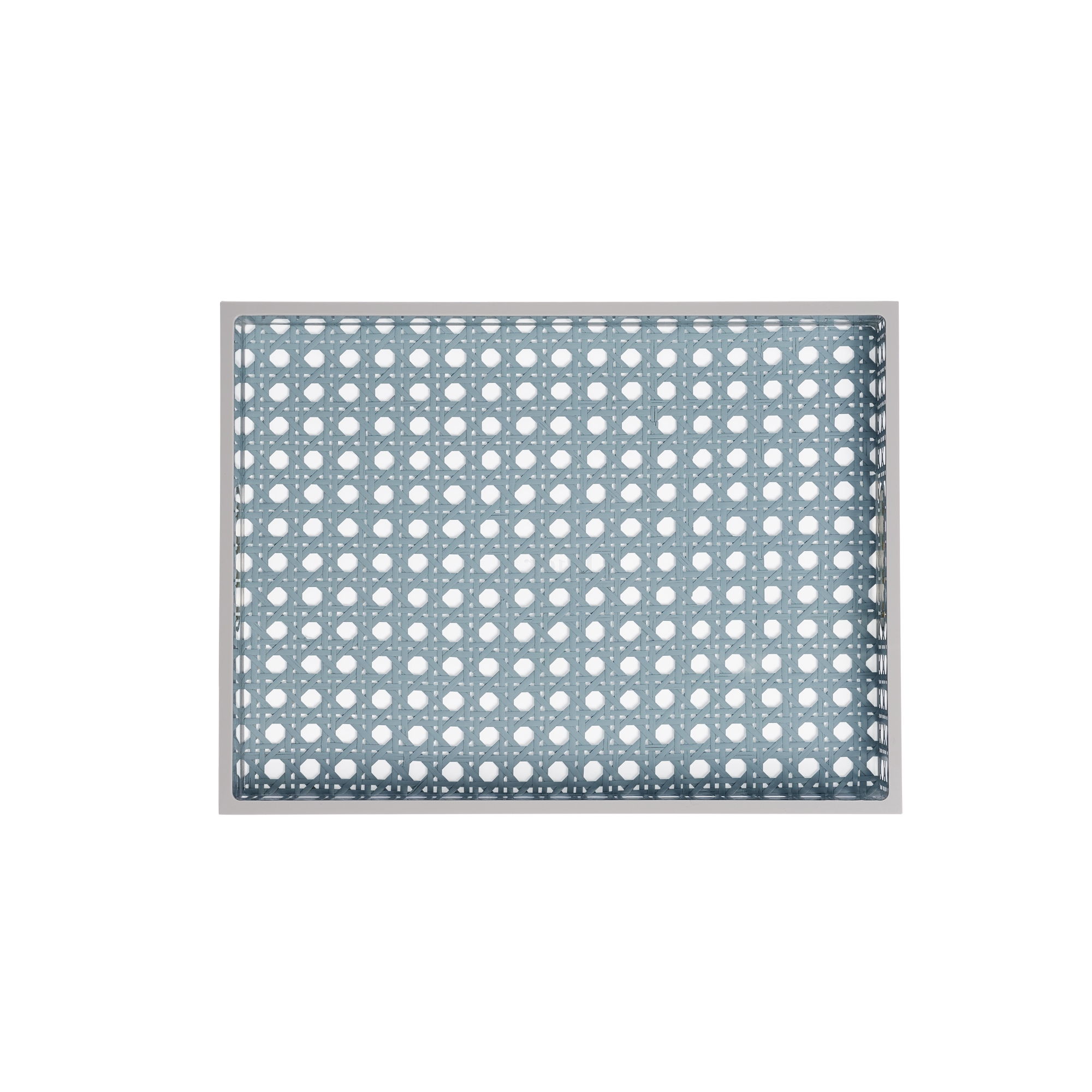  Gray Cannage Provence Resin and Rattan