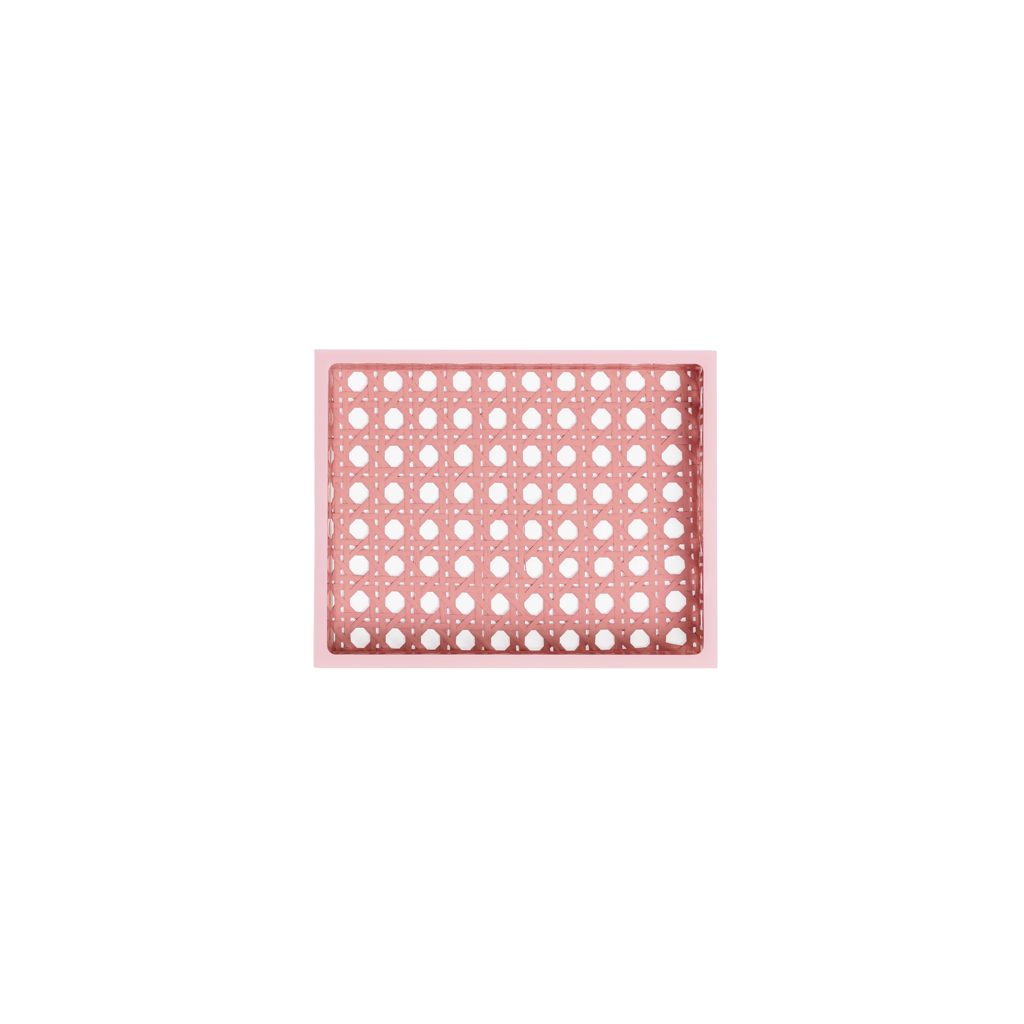  Pink Cannage Provence Resin and Rattan