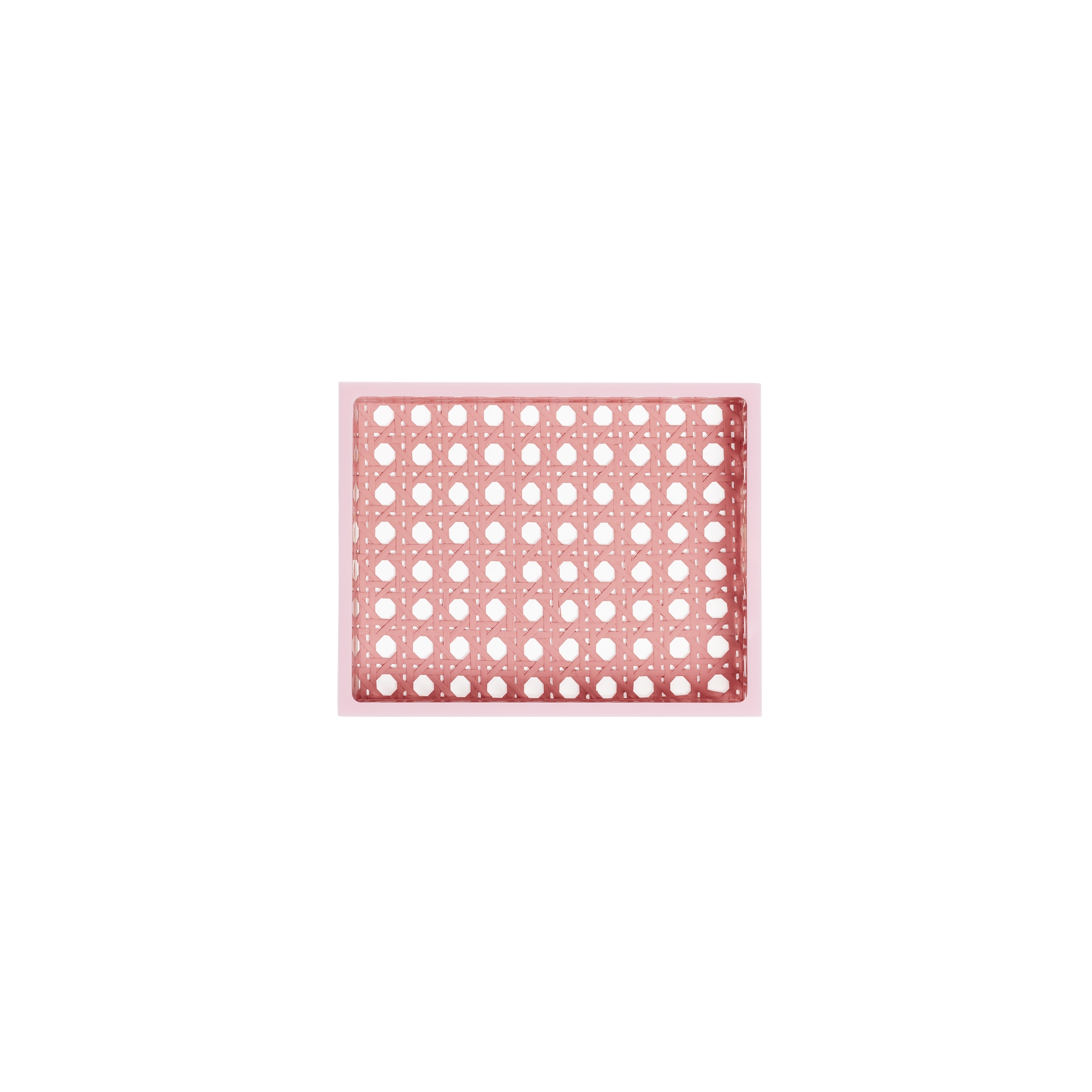  Pink Cannage Provence Resin and Rattan