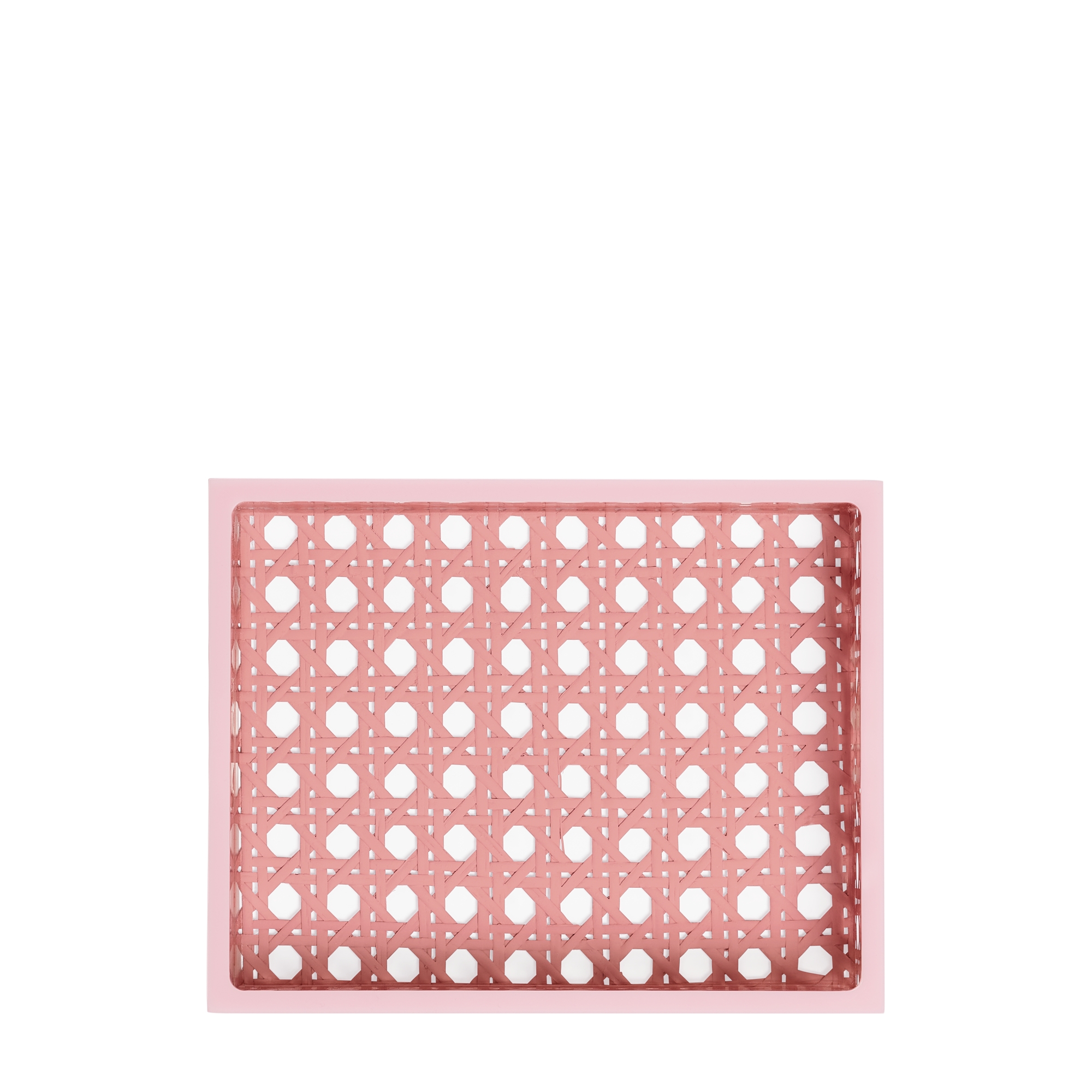  Cannage Provence Kunstharz und Rattan in Rosa