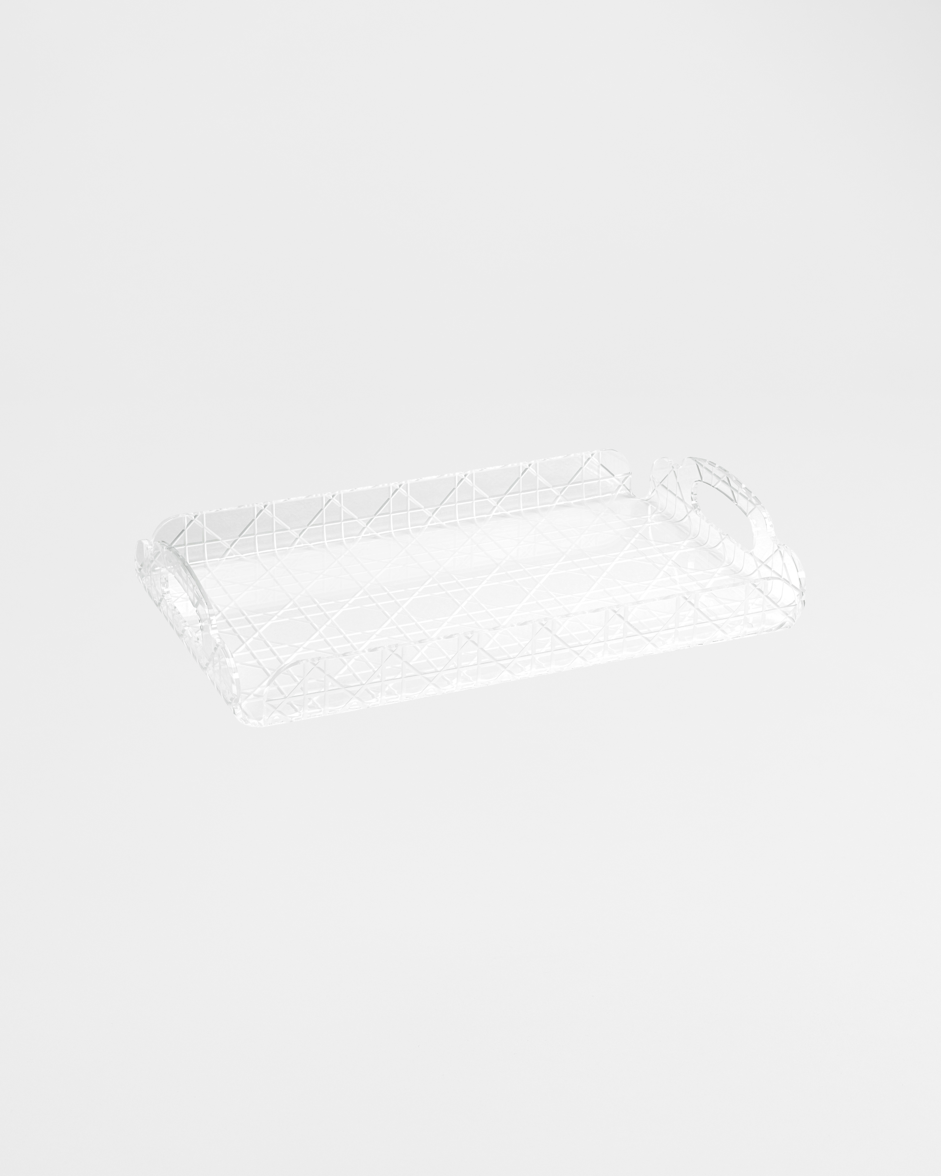 Small Tray Transparent Cannage E01