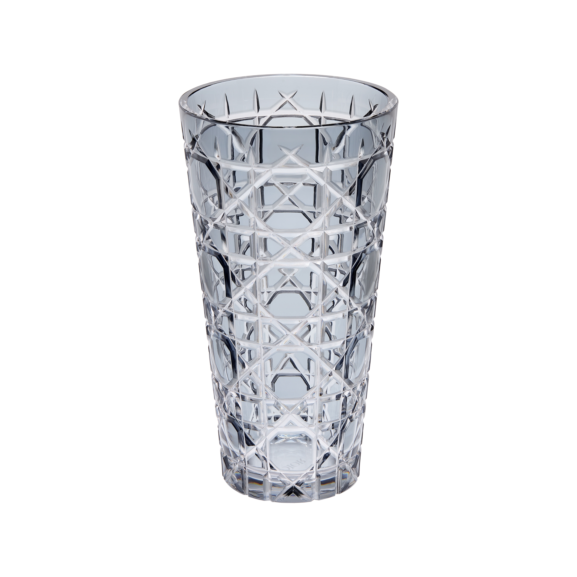  Cristal gris transparente con motivo Cannage