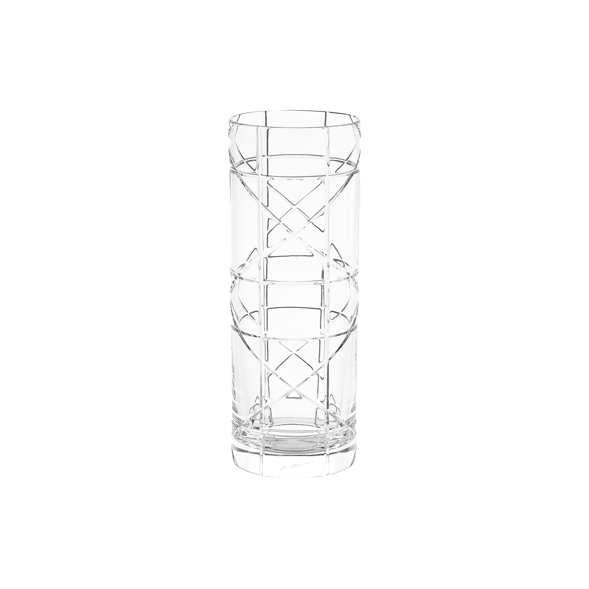 Small Vase Transparent Cannage E01