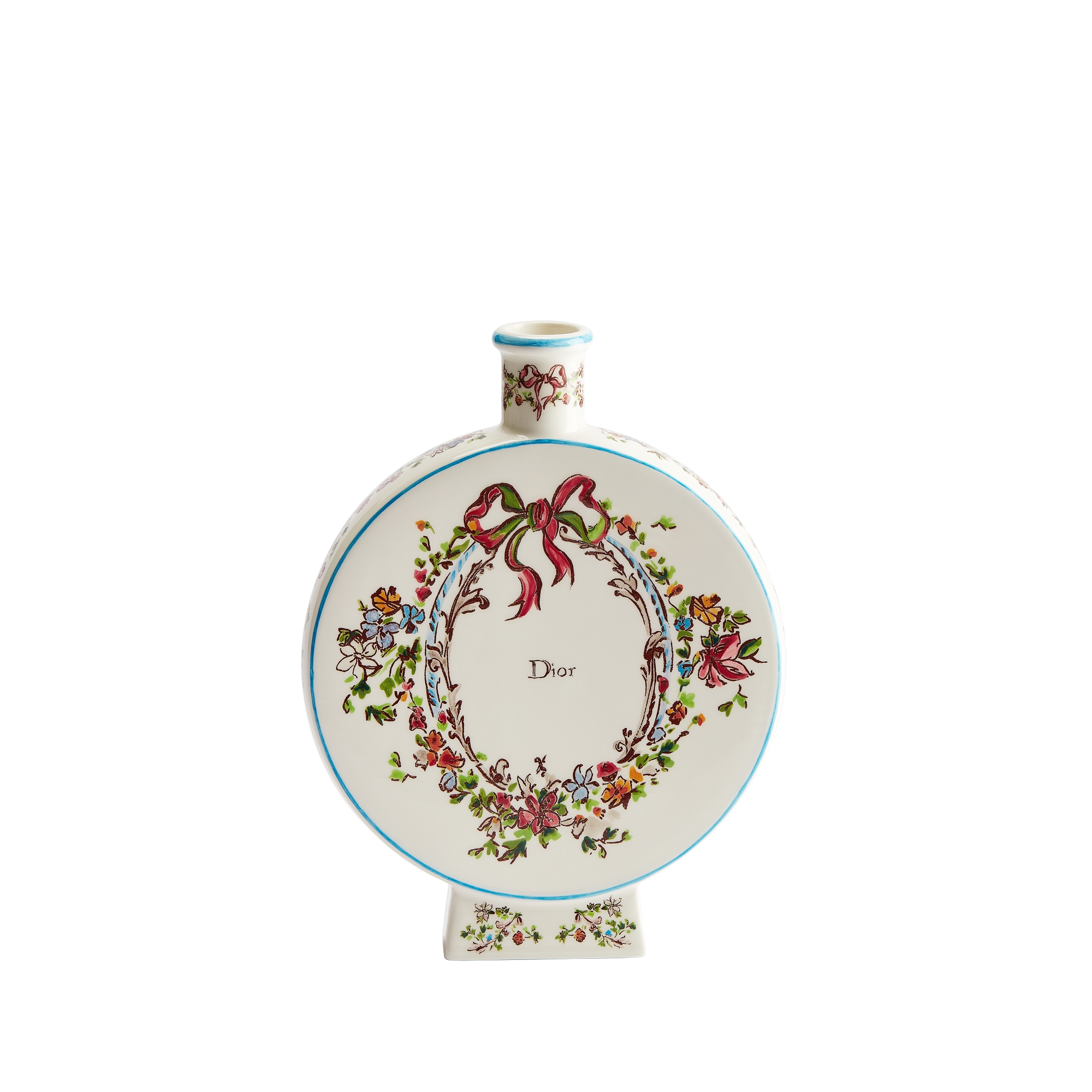 Christian Dior 花柄タンクトップ 36 Gourd Vase - LIMITED AND NUMBERED EDITION Ecru Ceramic with