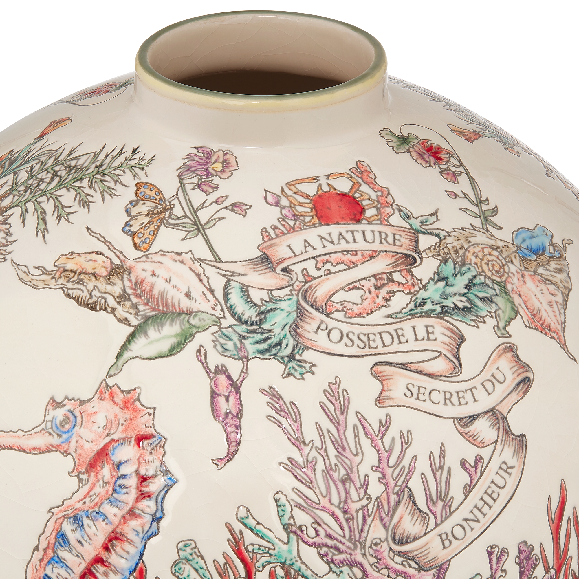 Manufacture des Émaux de Longwy for Dior Round Vase - LIMITED AND NUMBERED EDITION