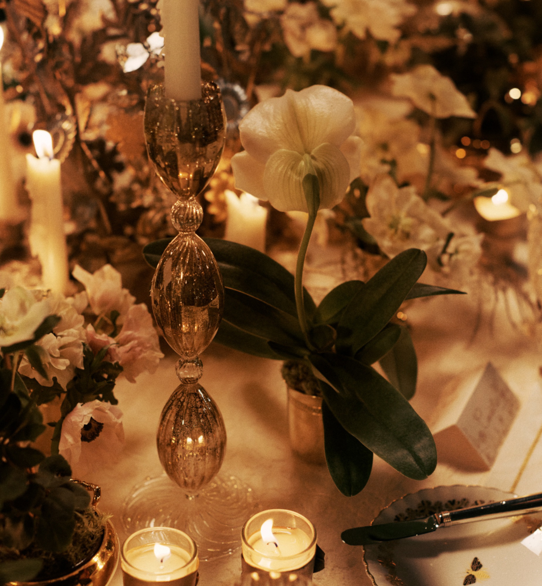 Kandelaar Goudkleurig Salento E12