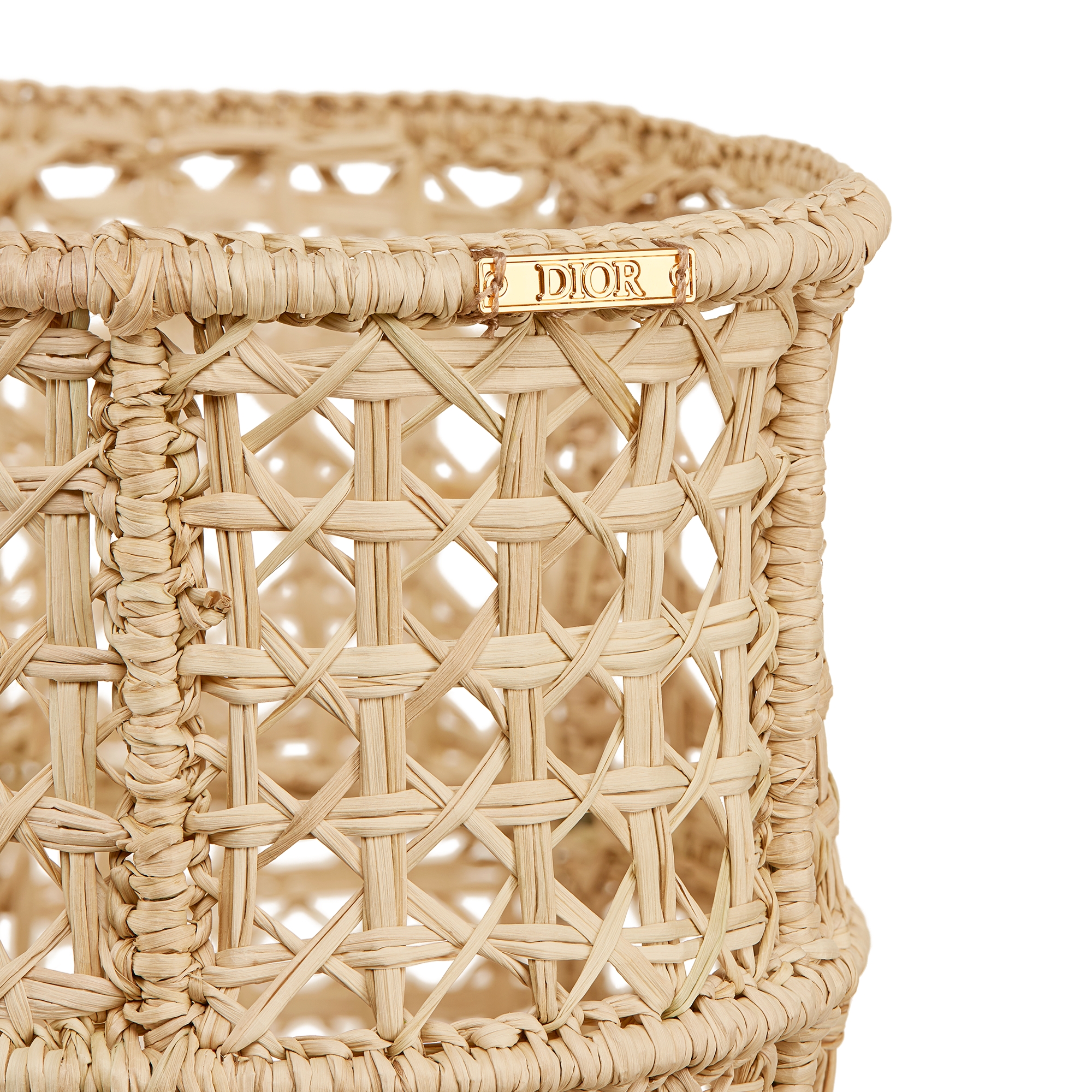 Bottle Holder Cannage Wicker E09