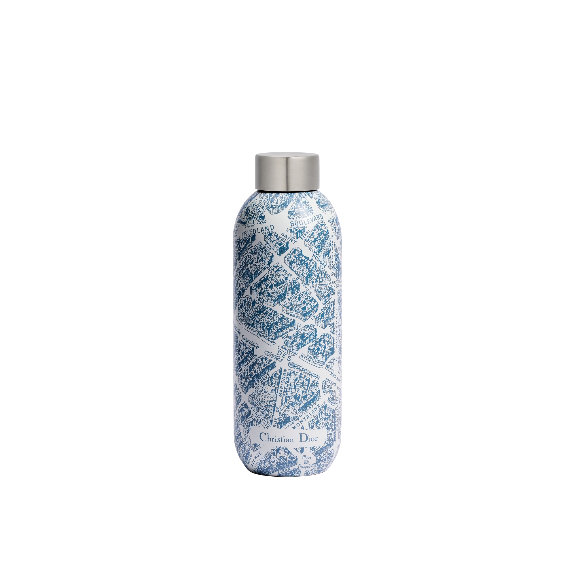  White and Blue Plan de Paris Stainless Steel