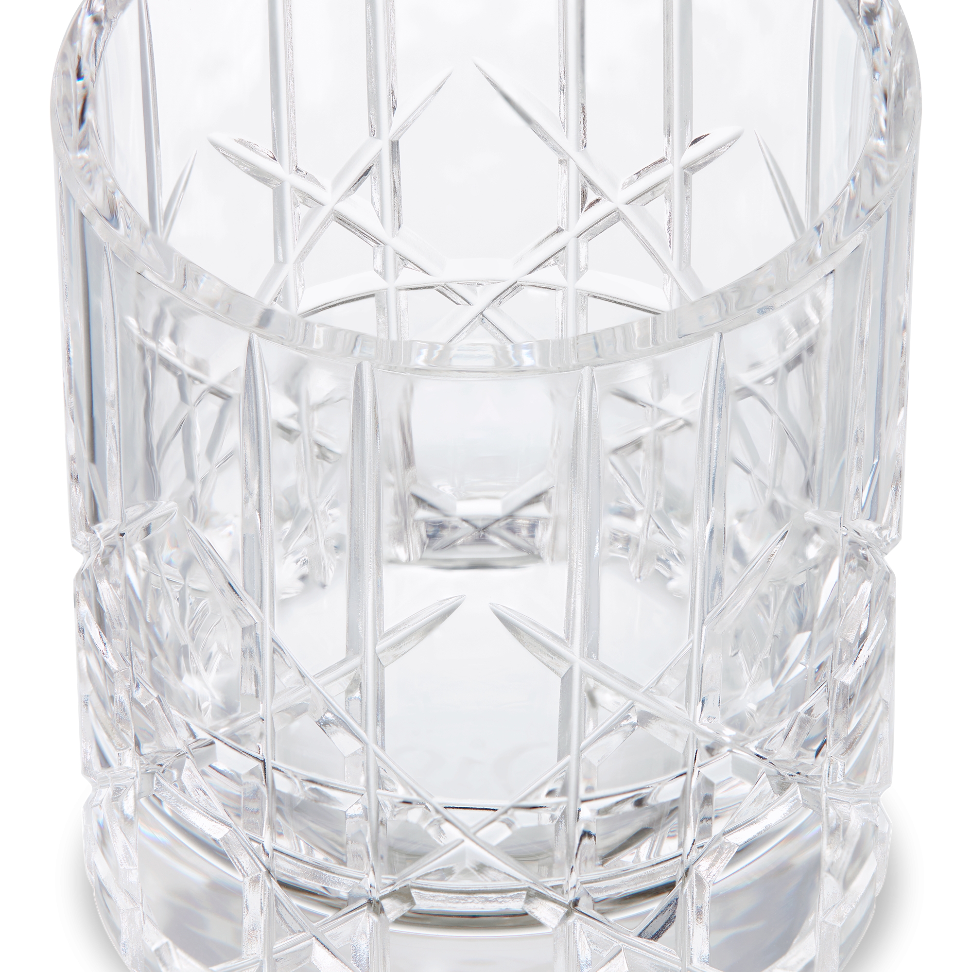 Votive Holder Crystal with Cannage Motif E09