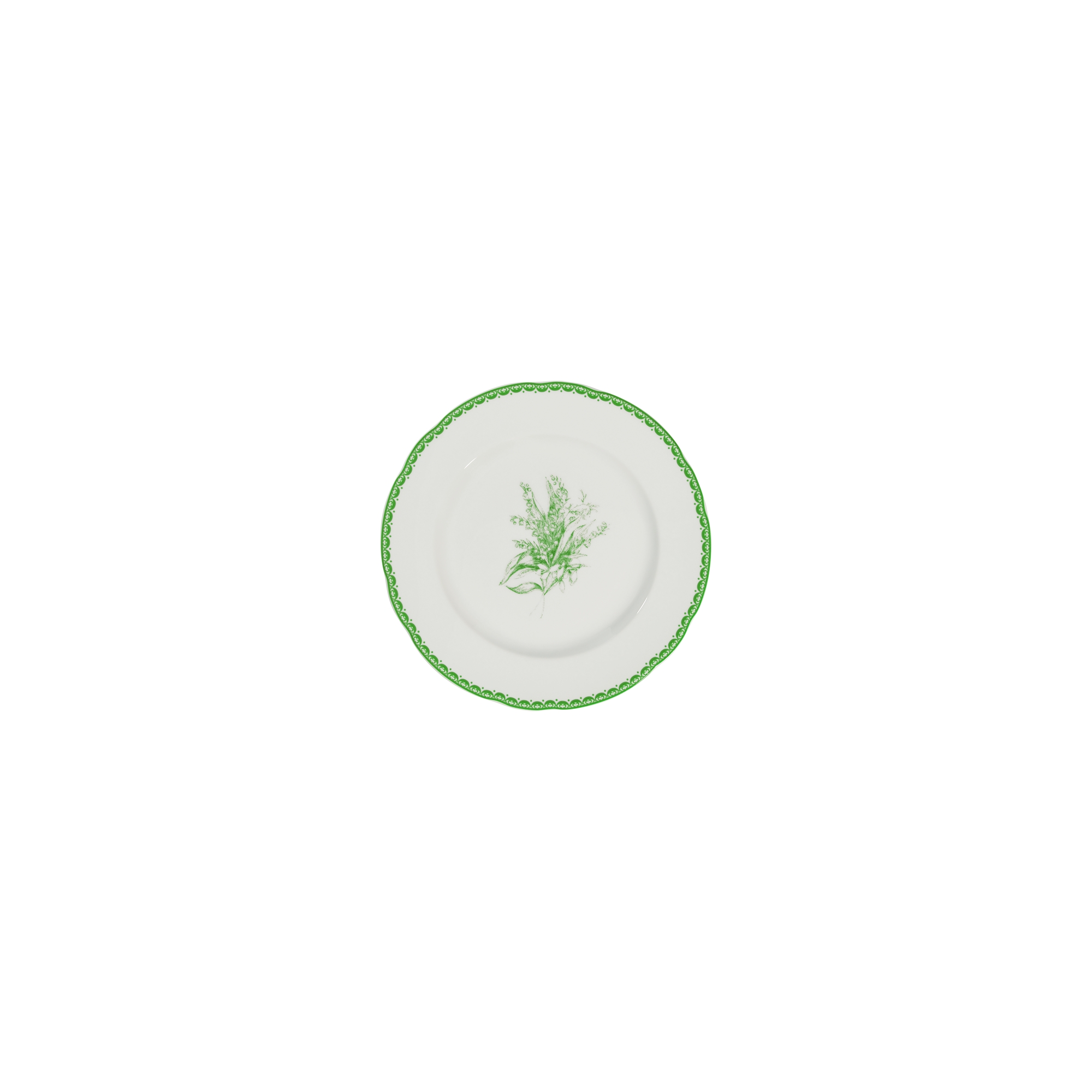 Side Plate Lily of the Valley, Green | DIOR
