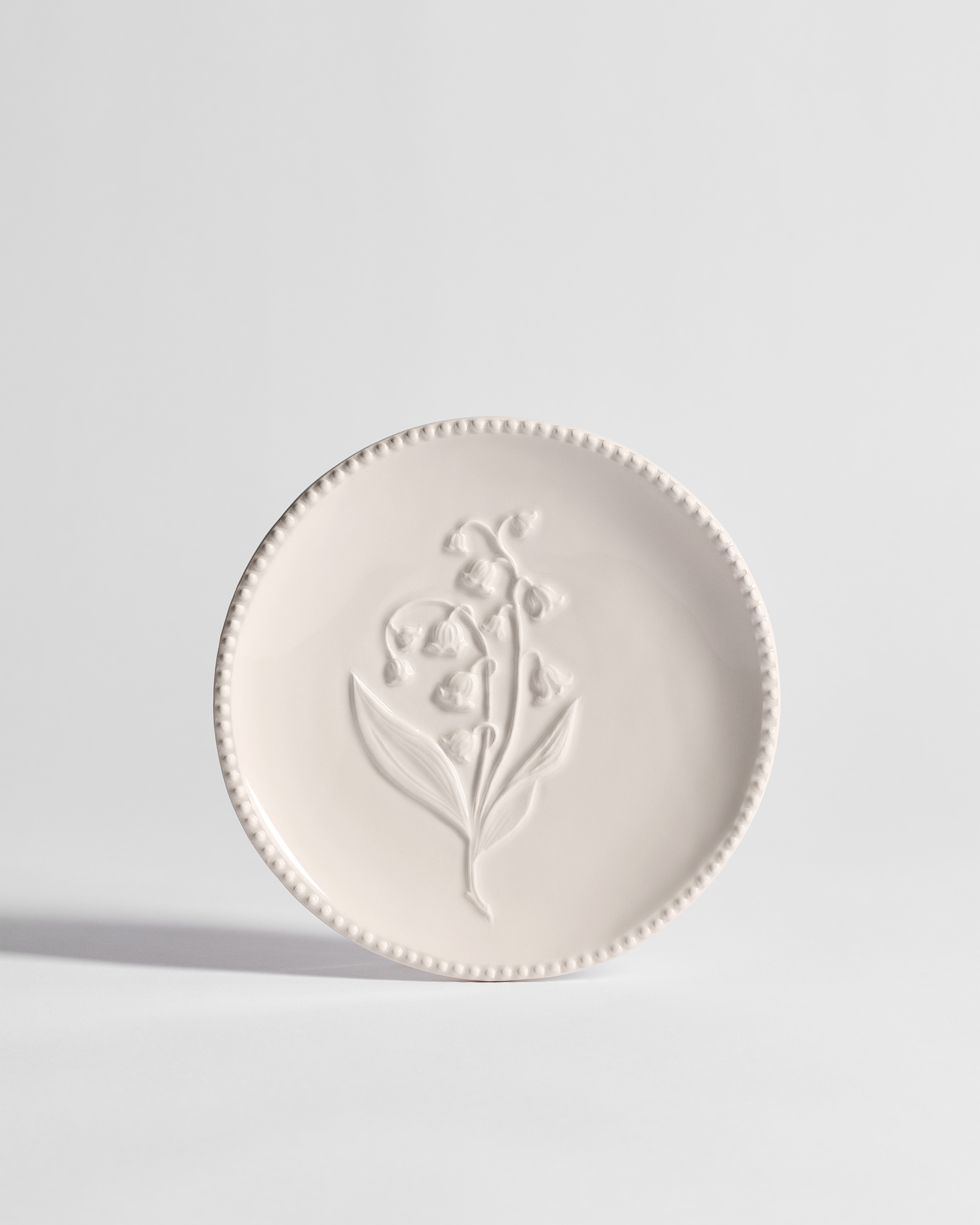 Piatto da contorno Lily Dior avorio E01