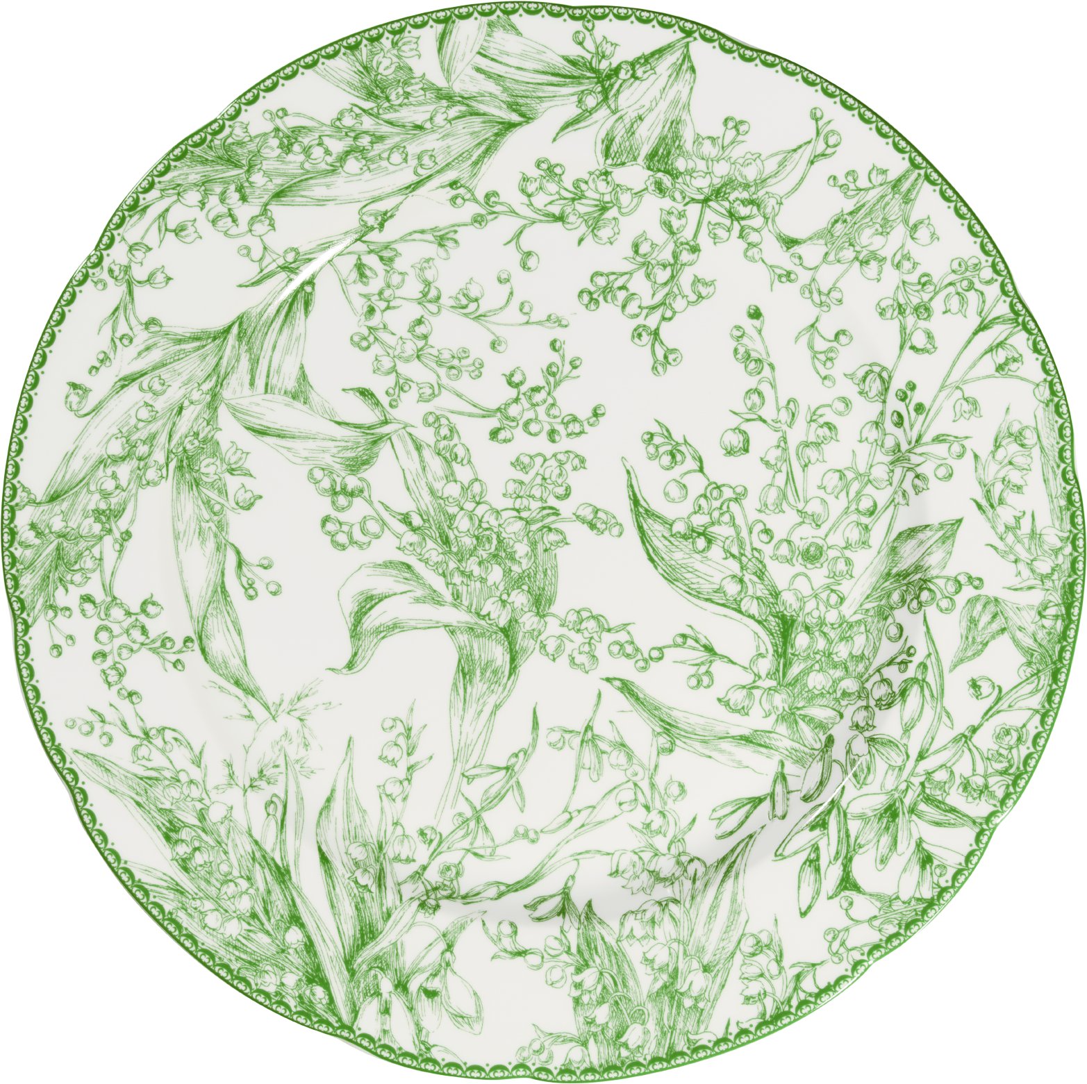 Decorative Plate Front view Front view